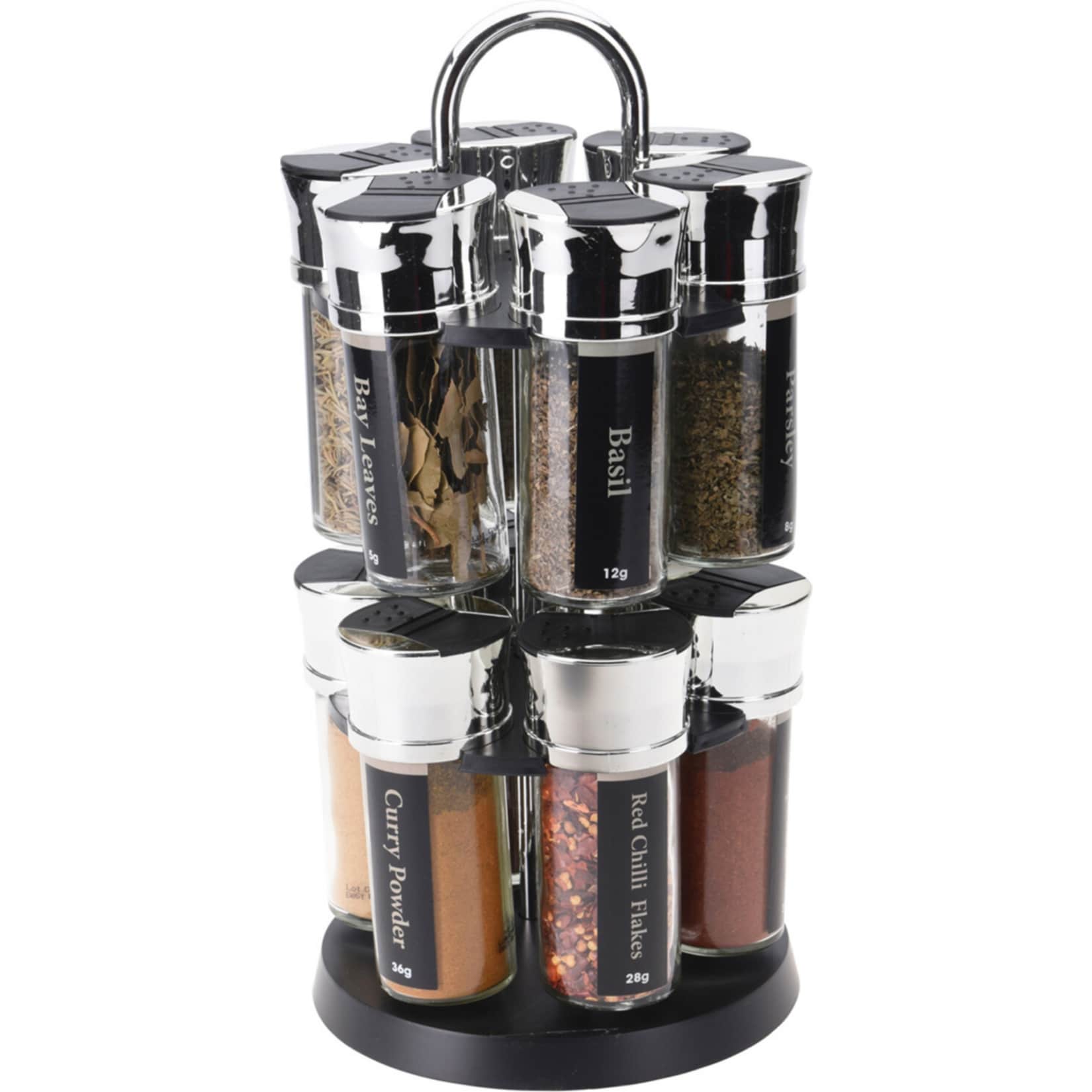 neuetischkultur Gew&uuml;rzstreuer 12er Set mit Halter - Bild 1