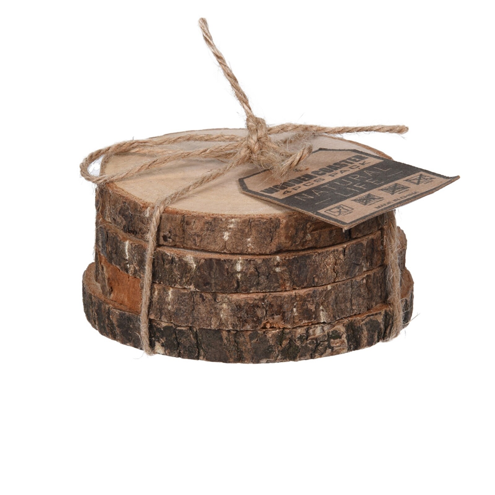 neuetischkultur Untersetzer aus Holz Holzscheibe - Bild 1