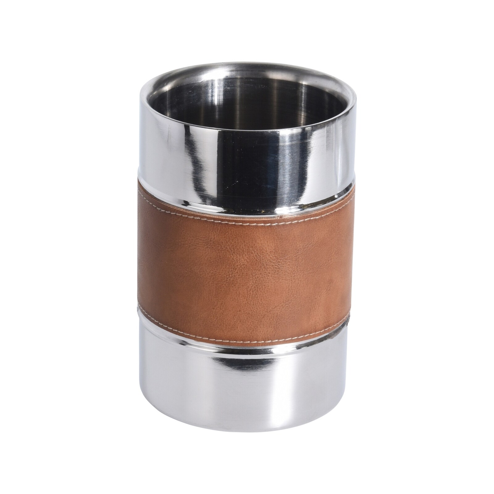 neuetischkultur Weink&uuml;hler mit Kunstleder-Manschette - Bild 1