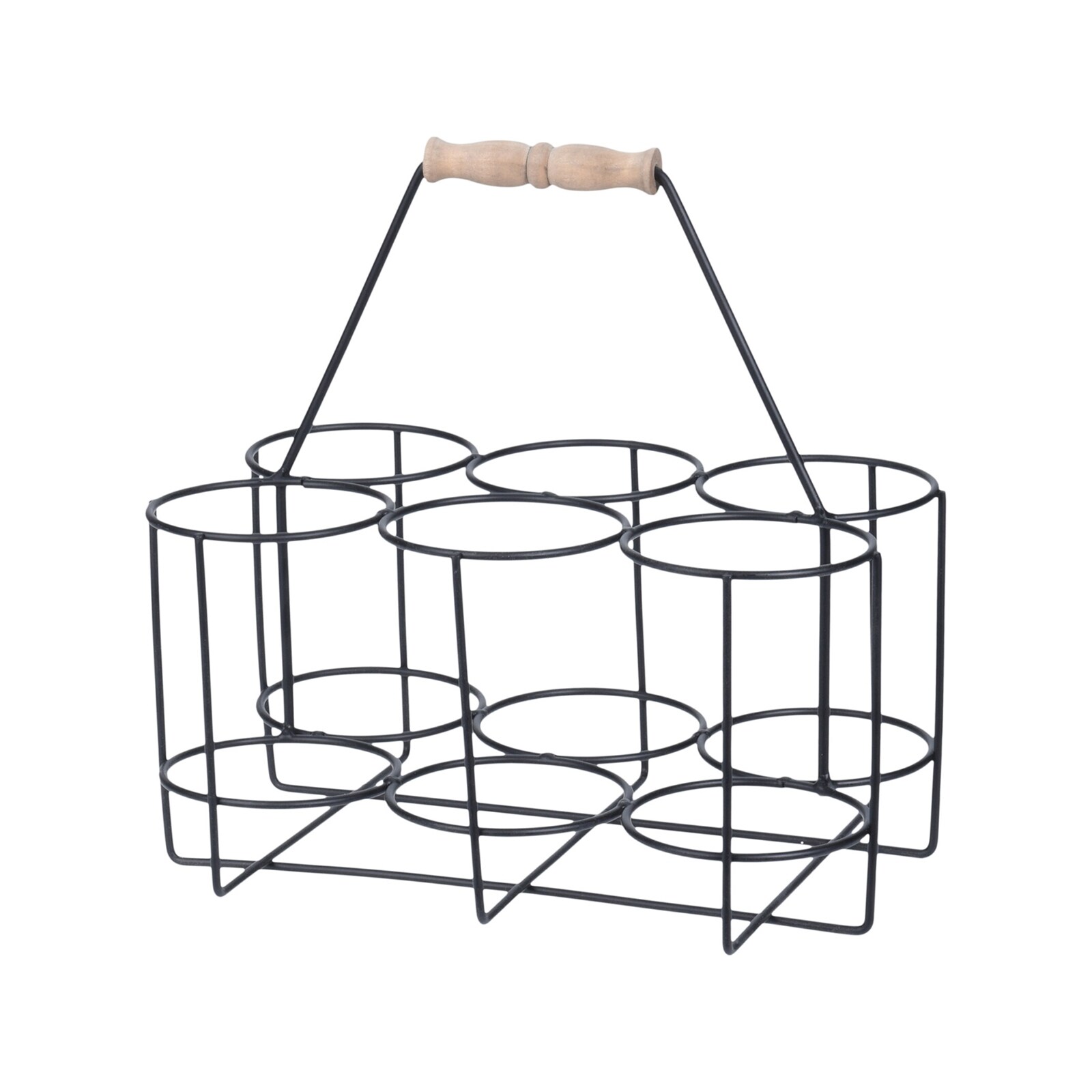 neuetischkultur Weinflaschen-Halter mit Griff Metall - Bild 1