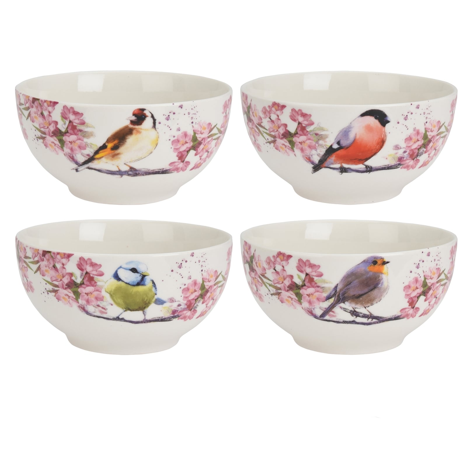 neuetischkultur Schalen-Set Singvogel-Motiv, 4 St&uuml;ck Porzellan - Bild 1