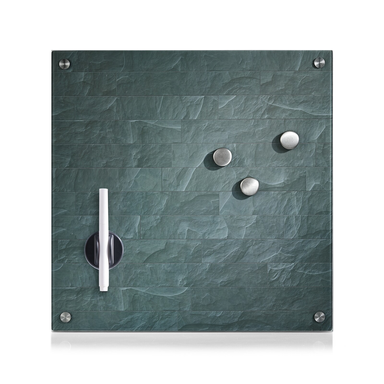 HTI-Living Memoboard aus Glas Stonewall - Bild 1