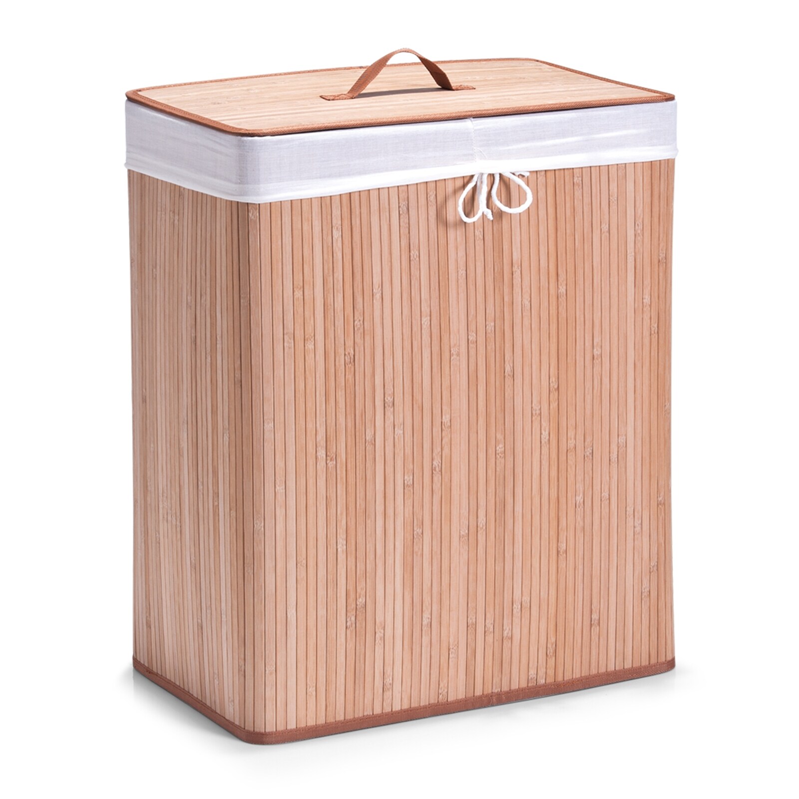 HTI-Living Wäschesammler 2 Kammern Bambus | 04250648958546