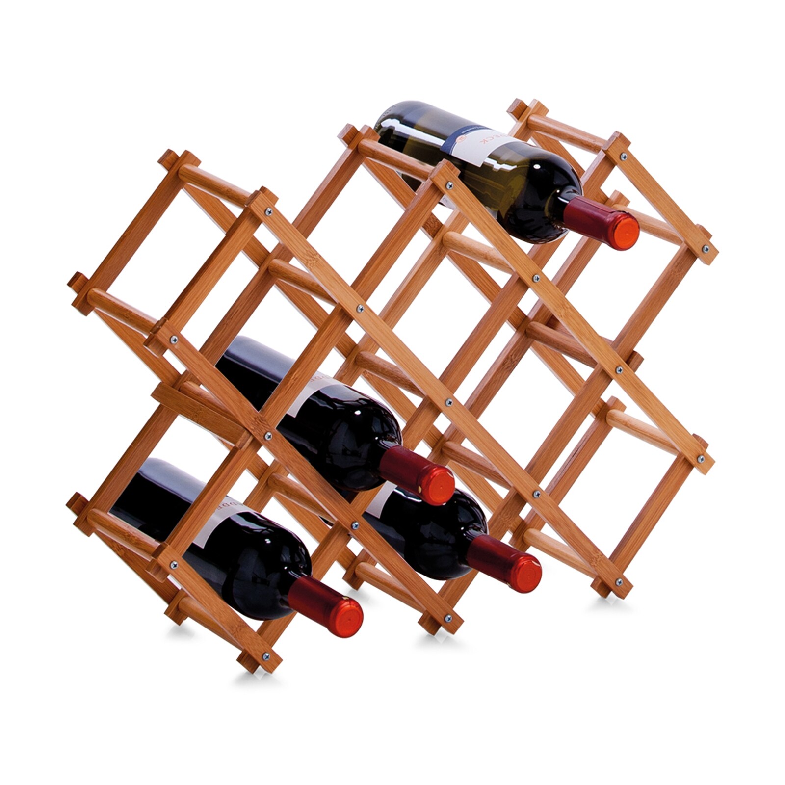 HTI-Living Weinregal f&uuml;r 10 Flaschen Bambus - Bild 1
