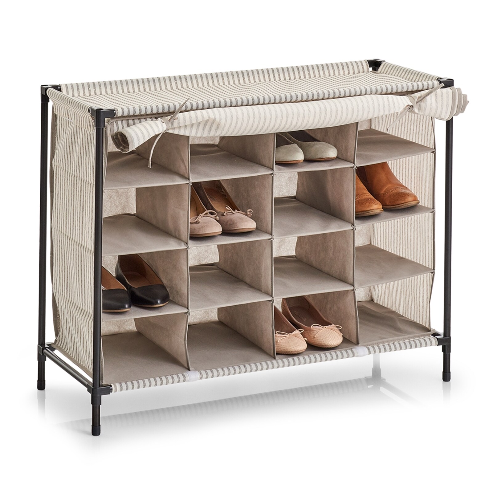 HTI-Living Schuhregal mit 16 Fächern | 04250648960280