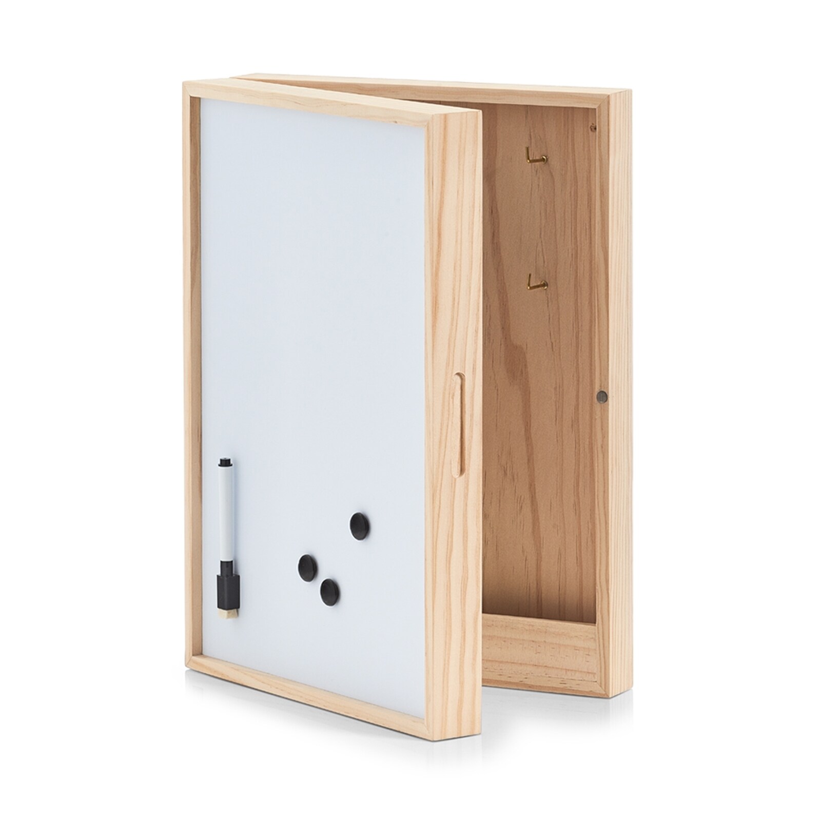 HTI-Living Schlüsselkasten, Memoboard, Holz mit Whiteboard | 04250648960624