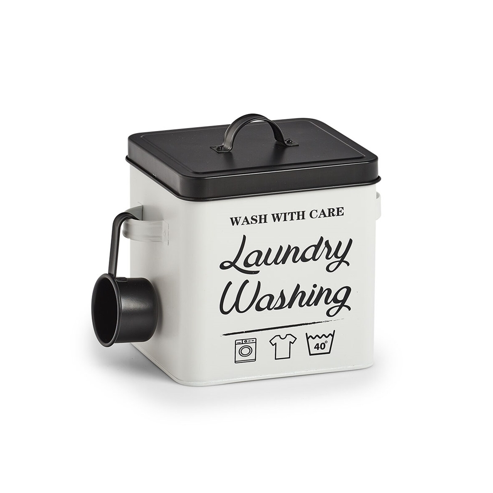 HTI-Living Waschpulver-Box, Metall „Laundry“