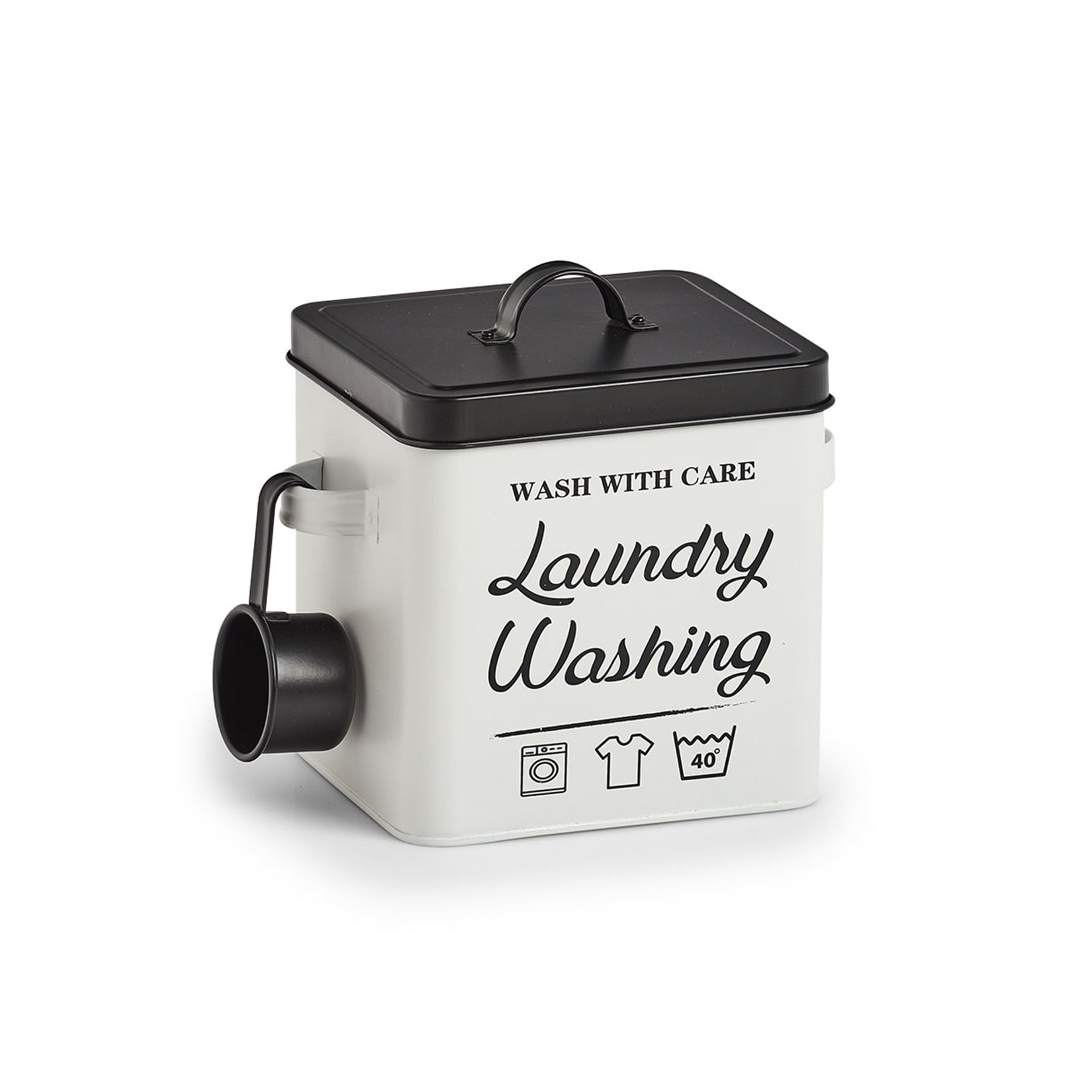 HTI-Living Waschpulver-Box, Metall „Laundry“
