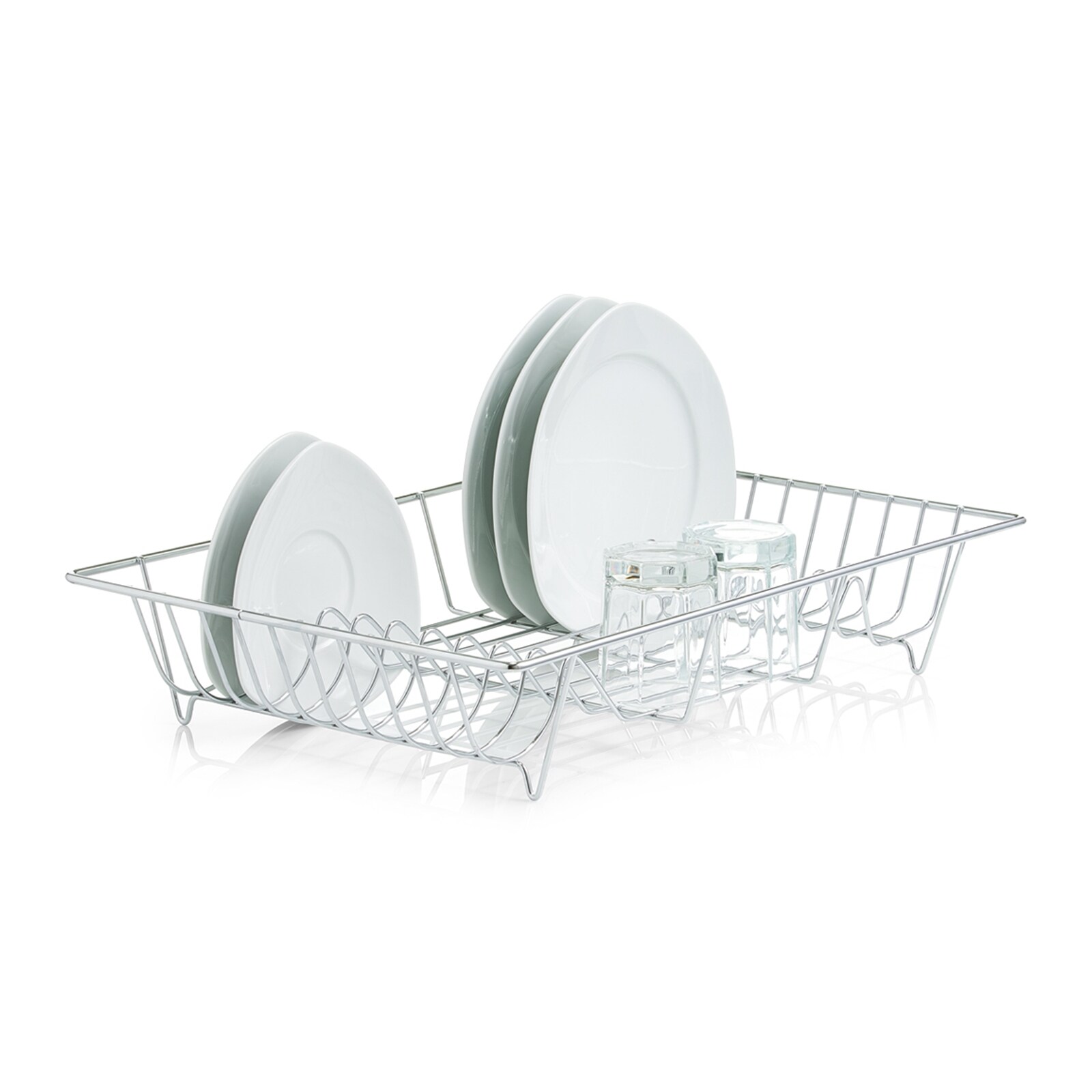 neuetischkultur Tellerabtropfst&auml;nder (ohne Teller) Metall verchromt - Bild 1