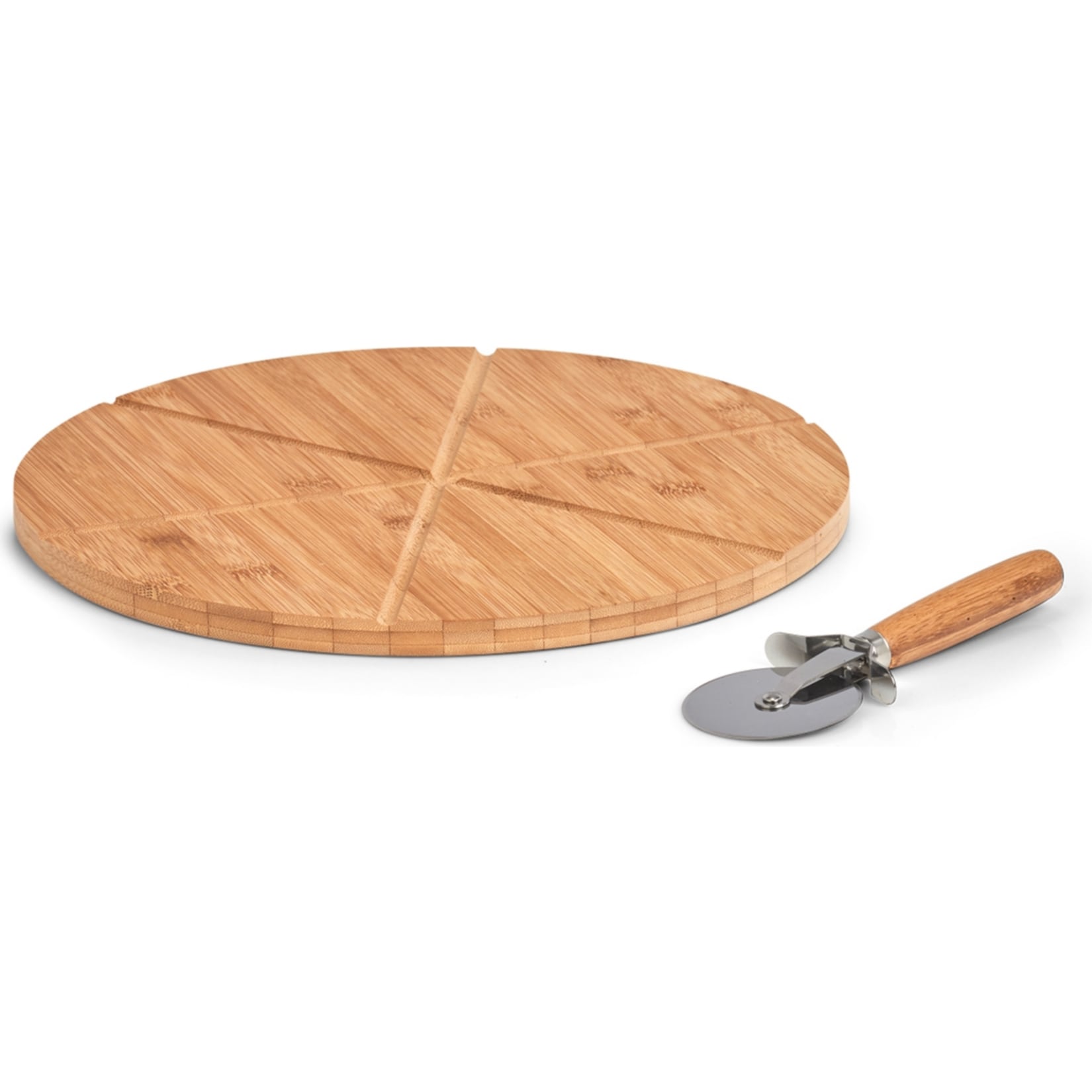 neuetischkultur Pizza-Set 2-teilig Bambus - Bild 1