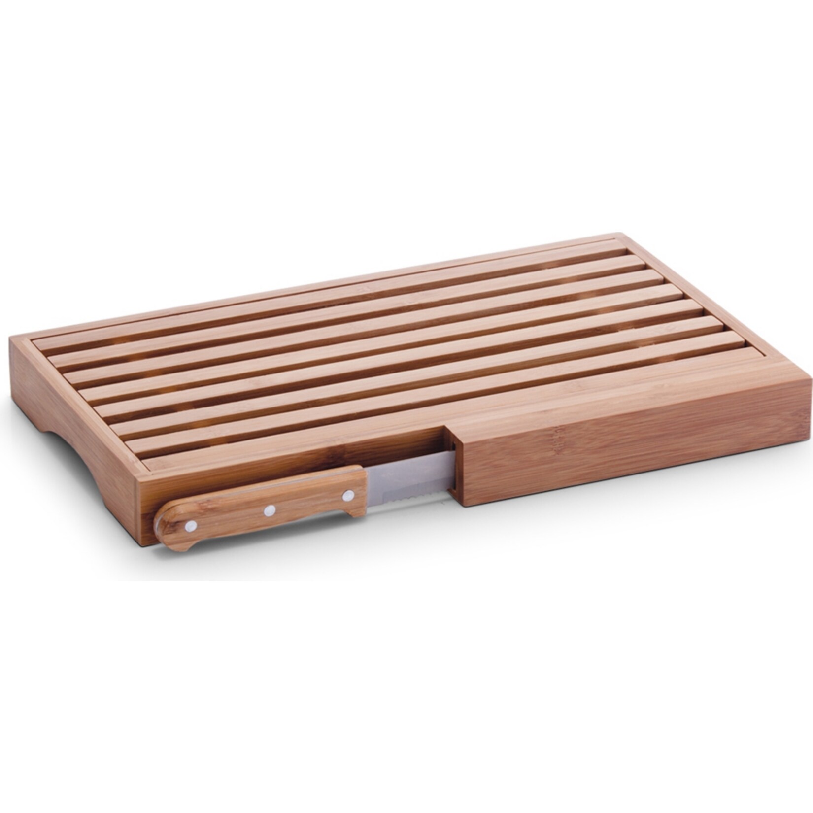 neuetischkultur Brotschneidebrett mit Brotmesser Bambus | 04250648966237