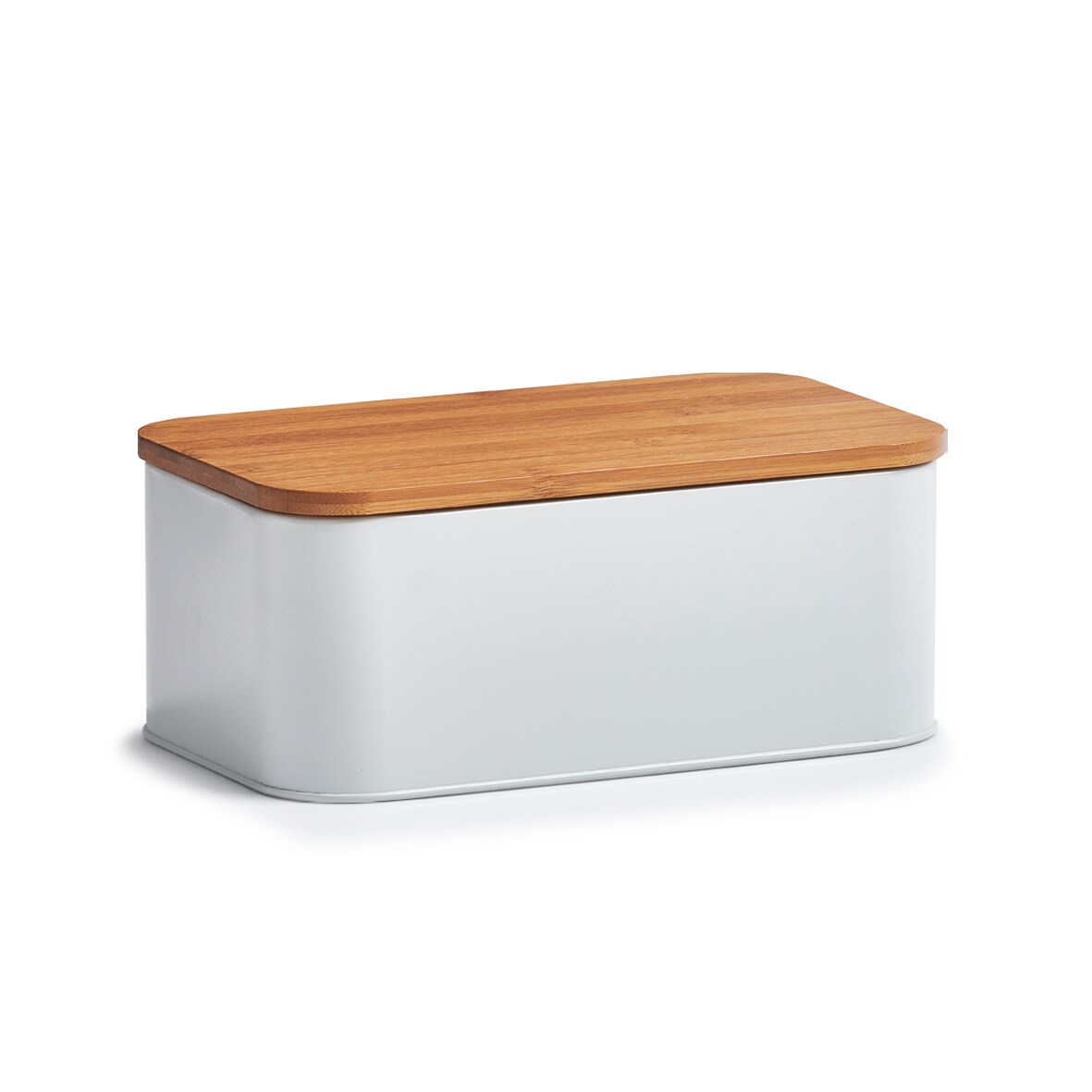 neuetischkultur Brotkasten Metall mit Bambusdeckel - Bild 1