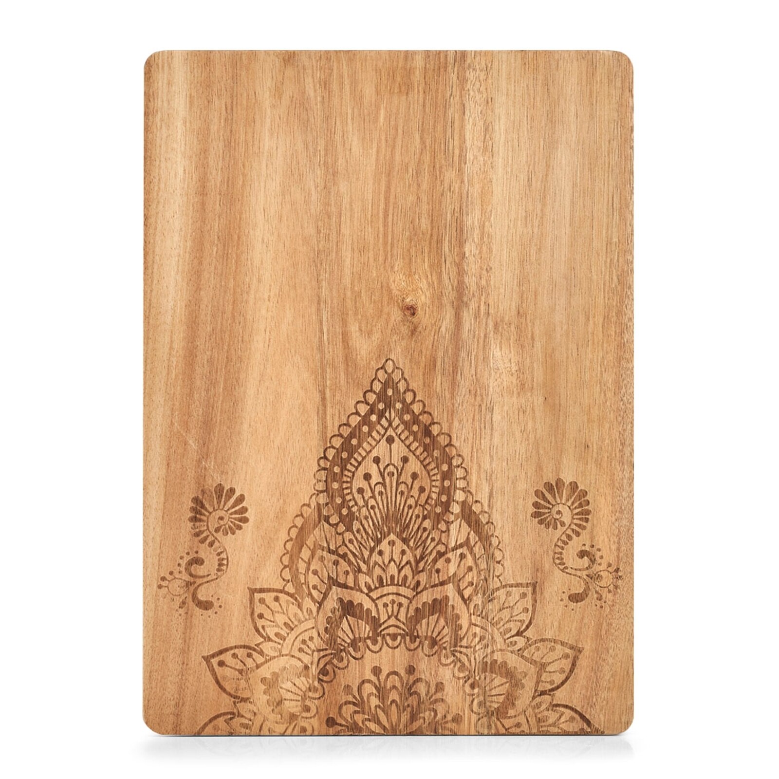 neuetischkultur Schneide- und Servierbrett, Akazie mit Musterprint - Bild 1