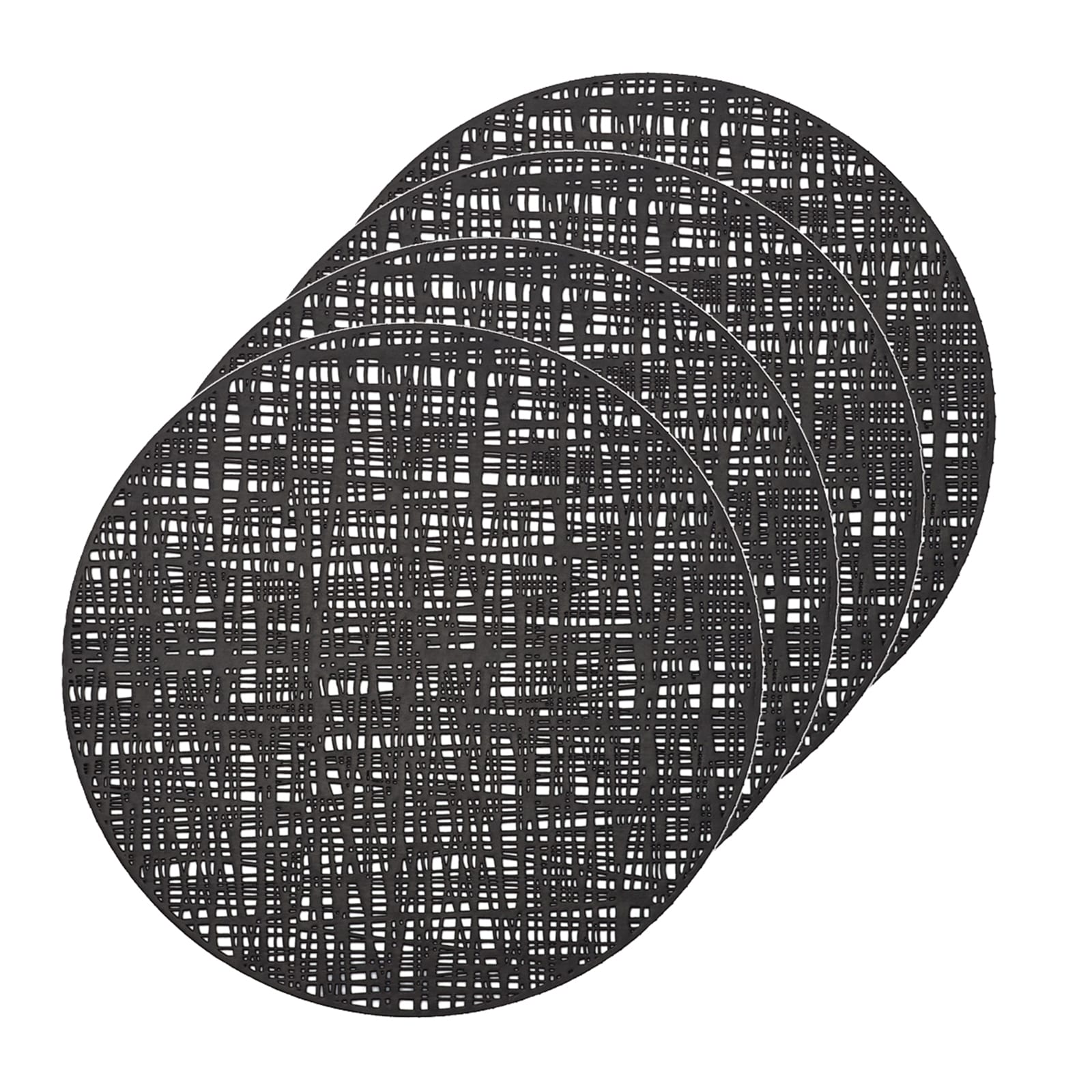 neuetischkultur Platzmatte, 4 St&uuml;ck Scribble, rund - Bild 1
