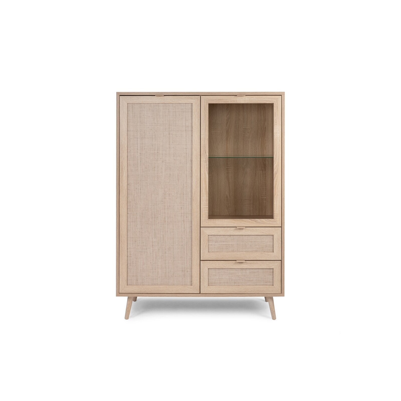 HTI-Living Highboard Bali mit 6 F&auml;chern und 2 Schubladen - Bild 1