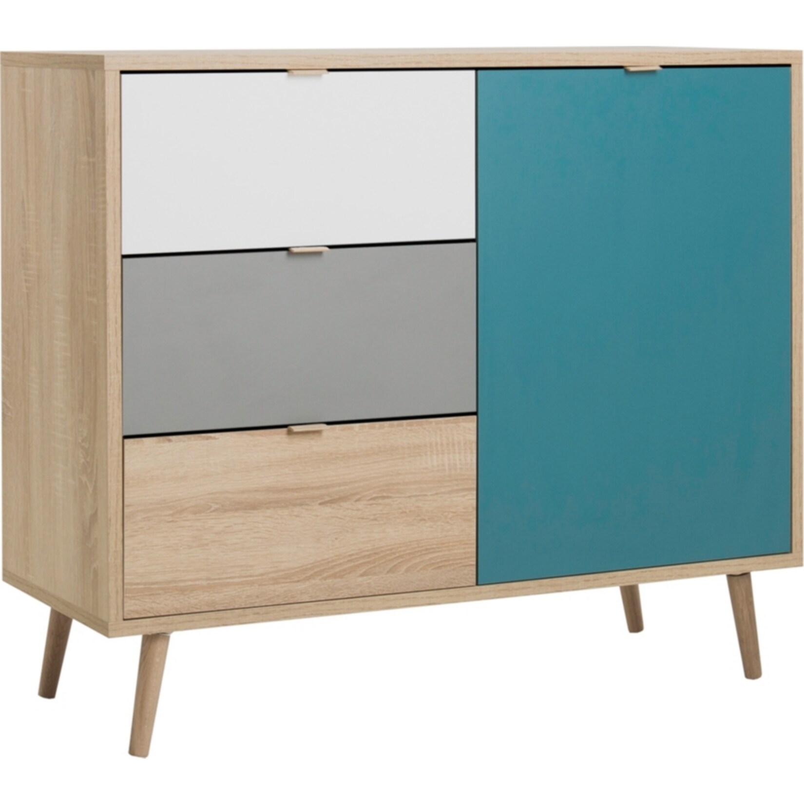 HTI-Living Kommode Cuba mit 2 F&auml;chern und drei Schubladen - Bild 1