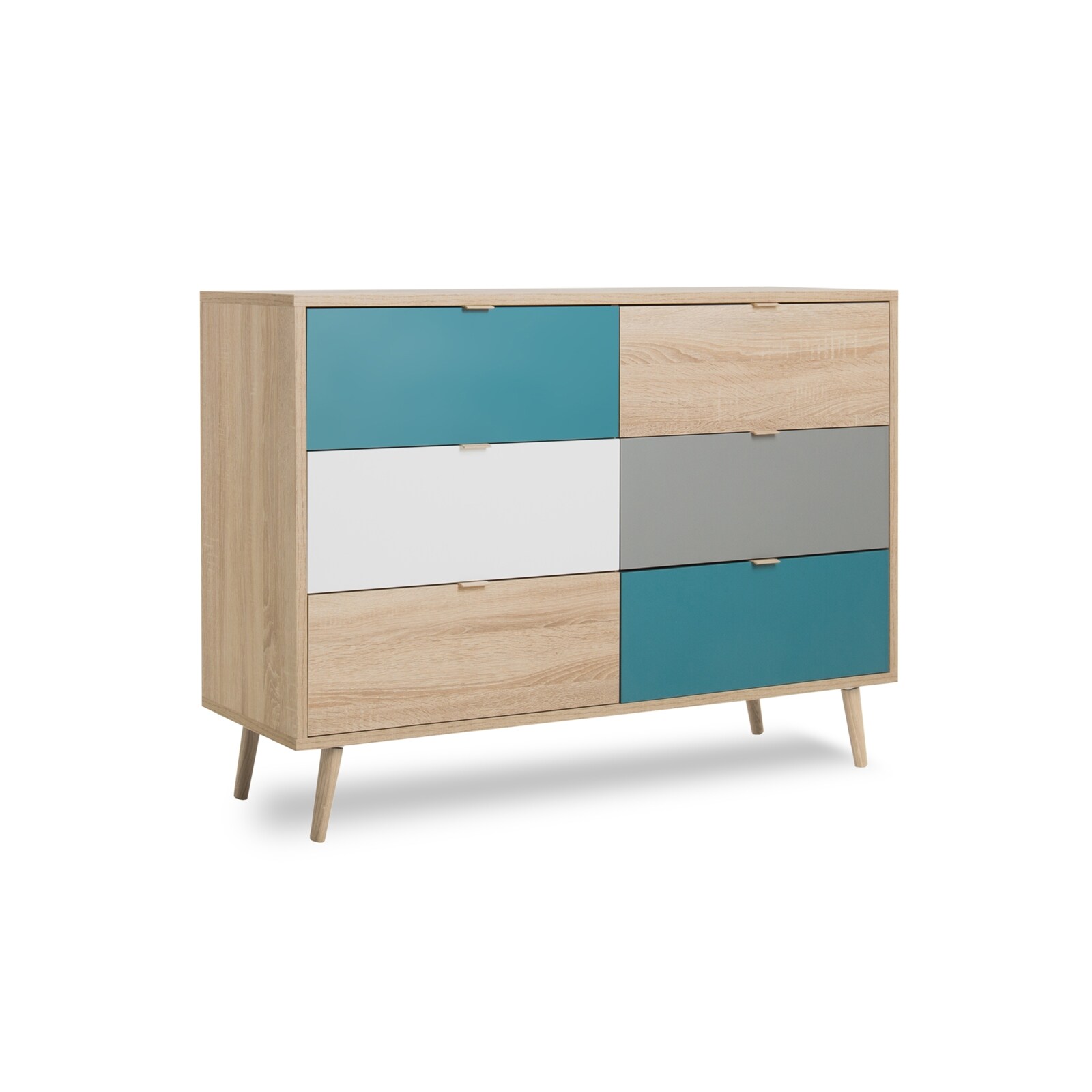 HTI-Living Kommode Cuba mit 6 Schubl&auml;den - Bild 1