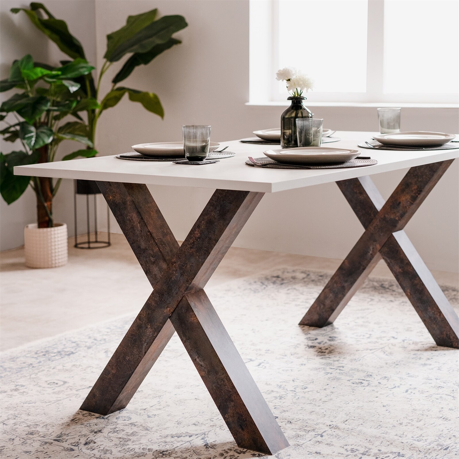 HTI-Living Esstisch Sevilla mit X-Gestell - Bild 1