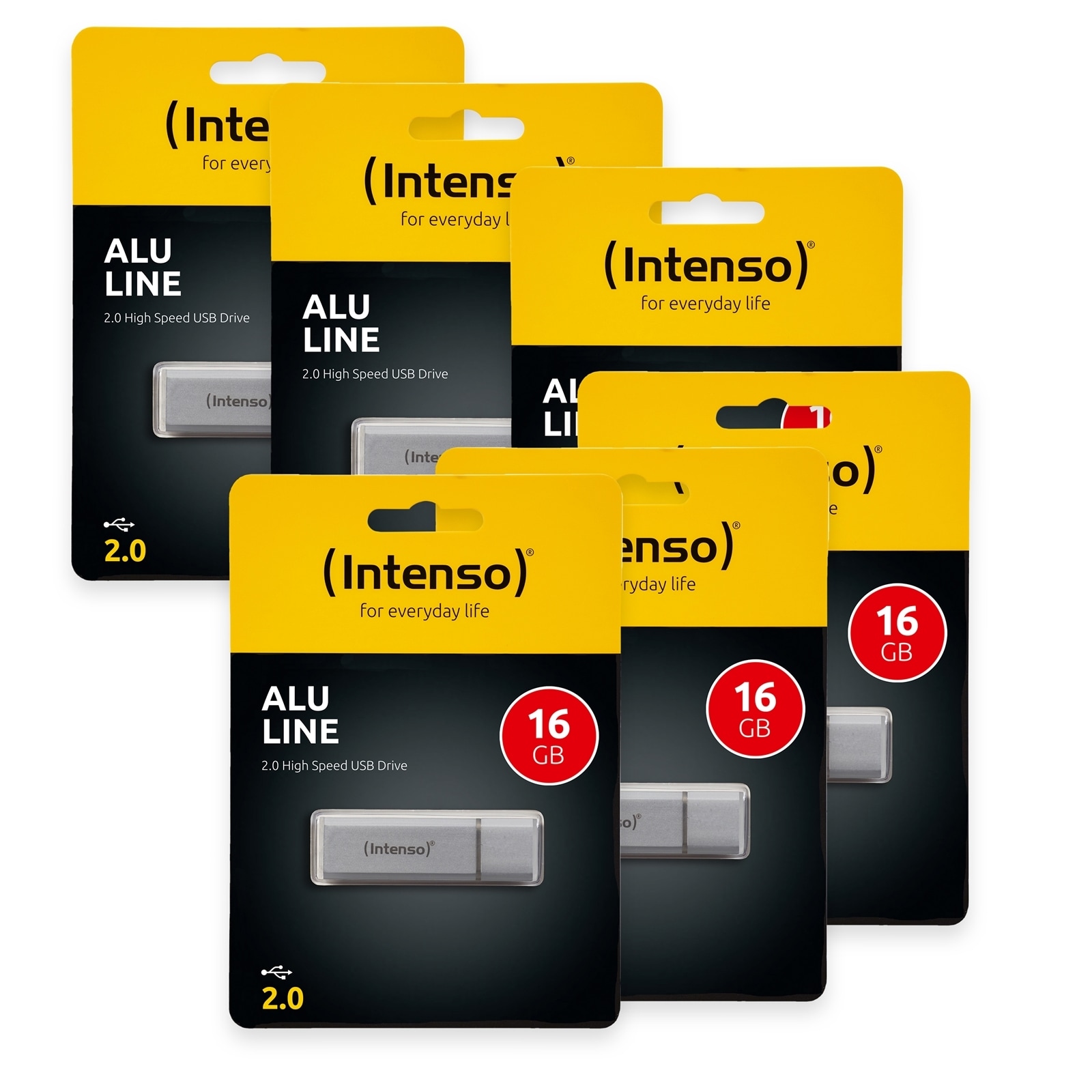 Intenso USB Stick 16 GB 6er Set - Bild 1