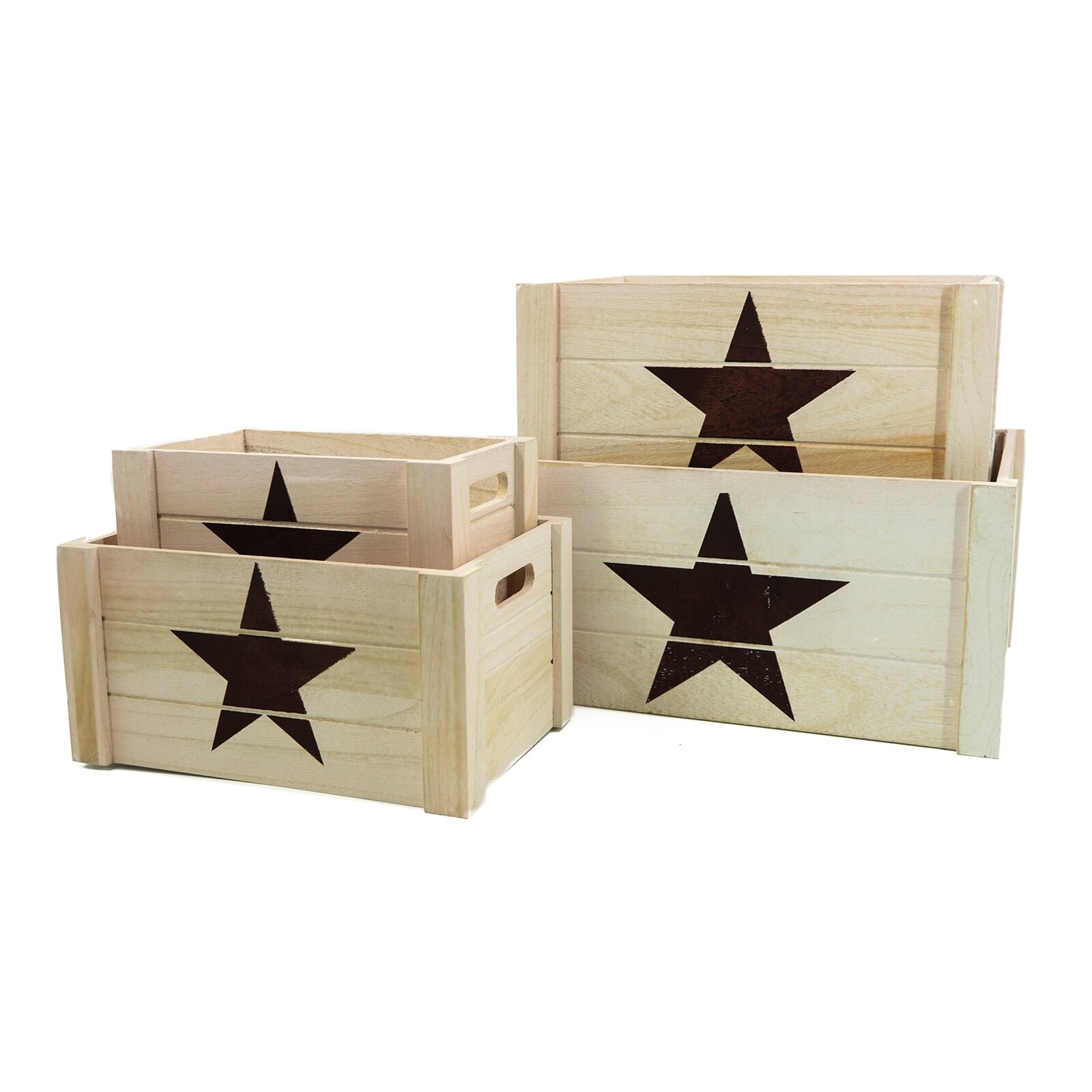 HTI-Living Holzkisten-Set 4 Größen | 04250648916140