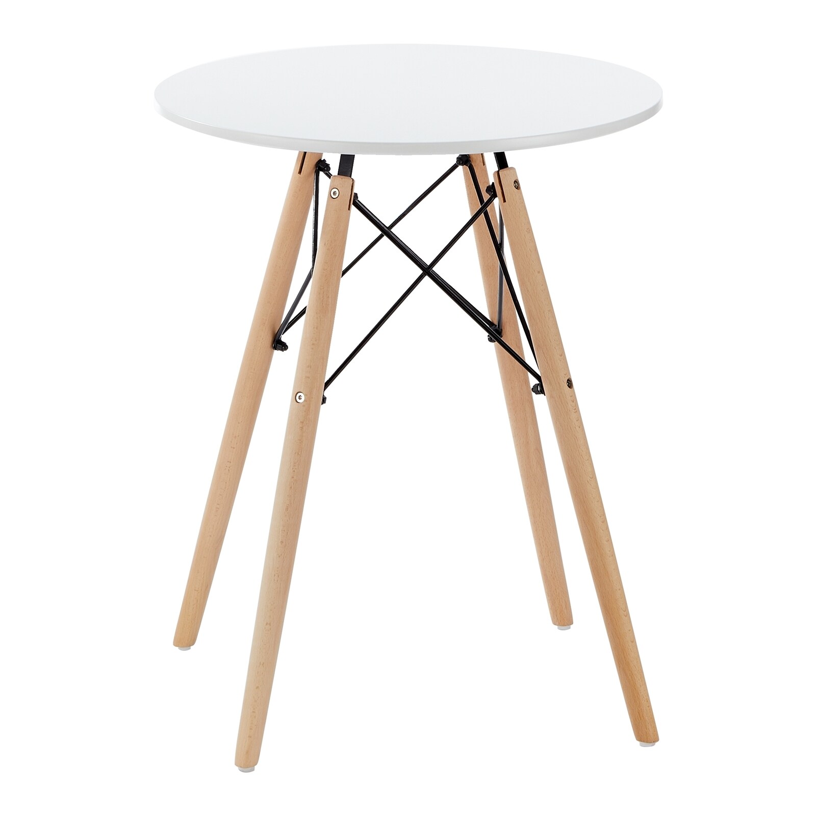 HTI-Living Tisch rund weiß, klein | 04250648921922