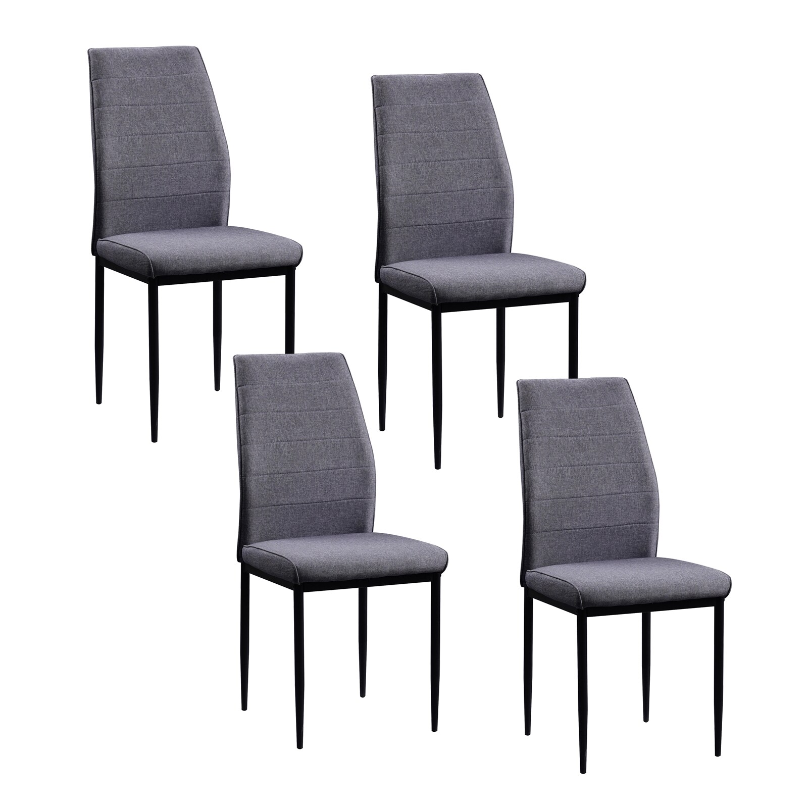 HTI-Living Stuhl Madison Webstoff 4er-Set