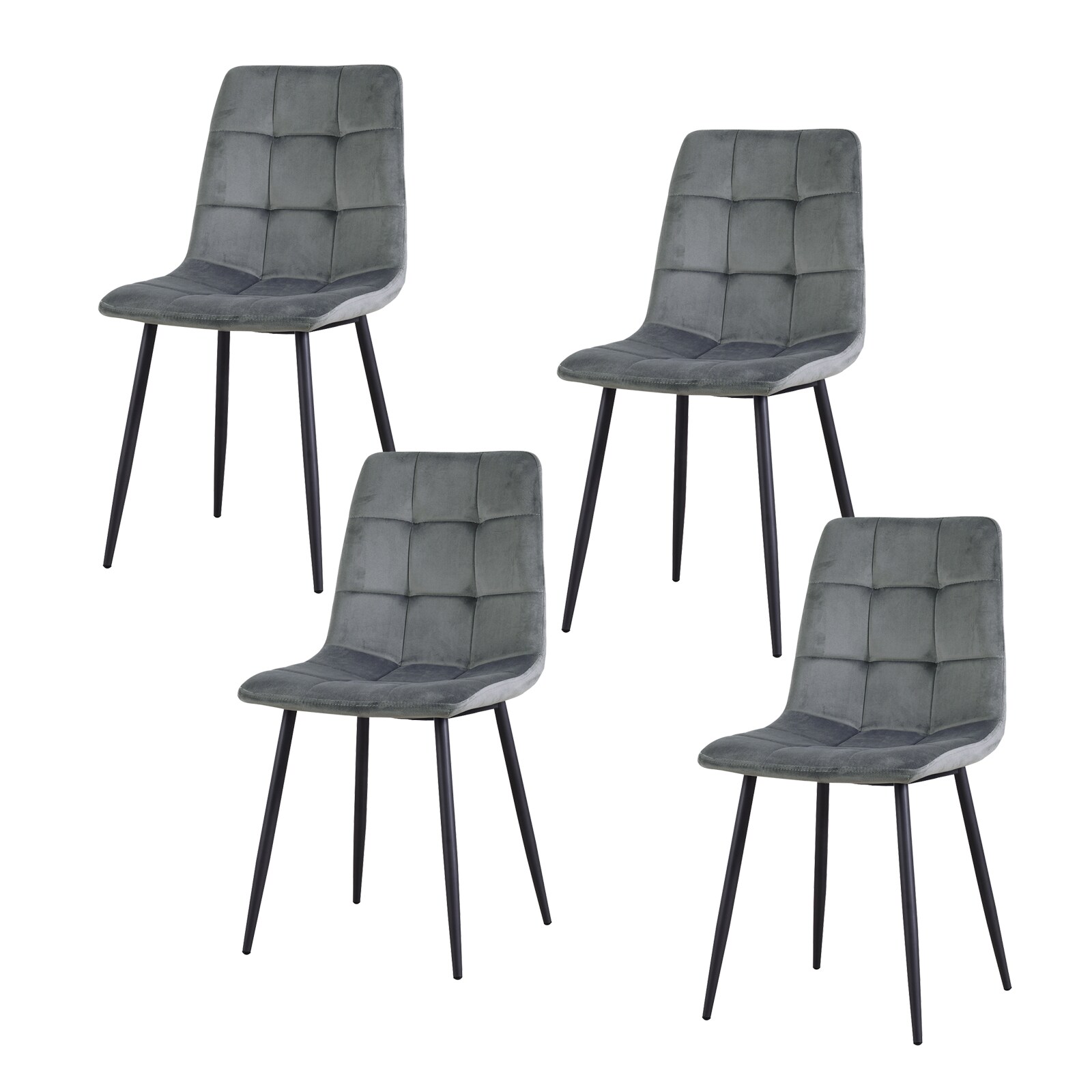 HTI-Living Stuhl Mesa Velvet 4er-Set