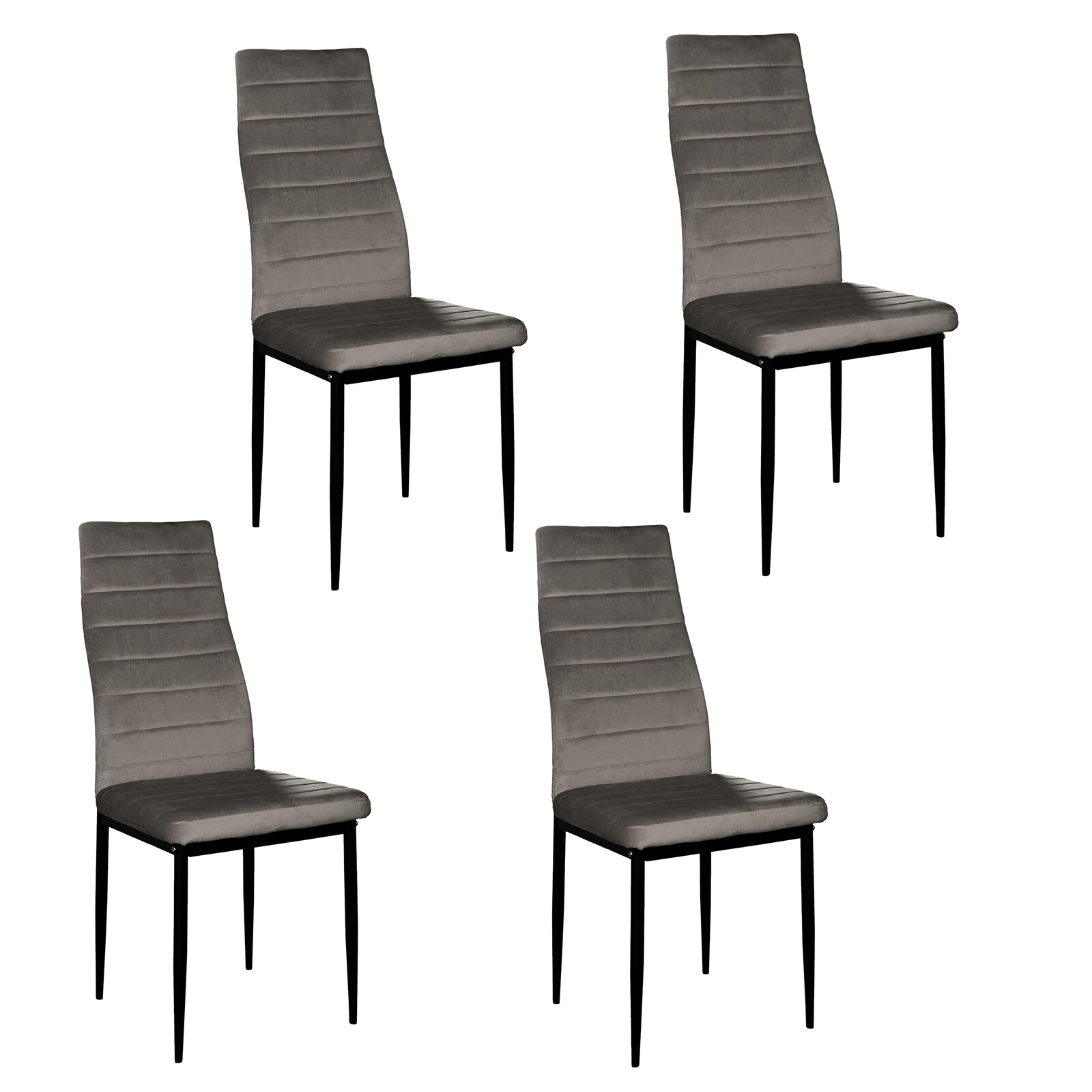 HTI-Living Stuhl Memphis Velvet 4er-Set