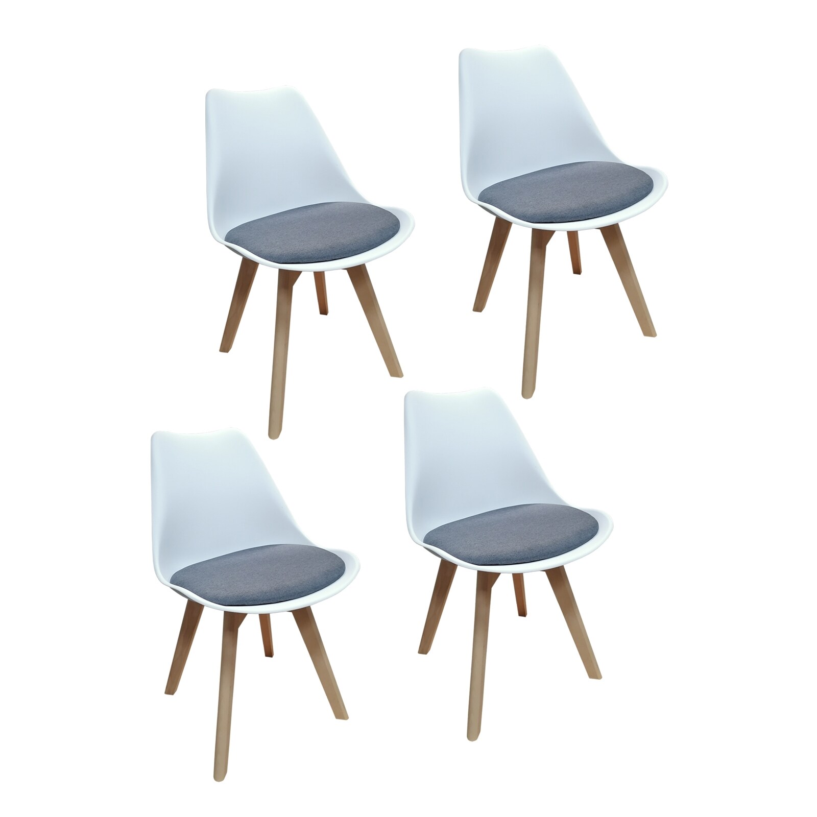 HTI-Living Stuhl Atlanta Webstoff 4er-Set - Bild 1