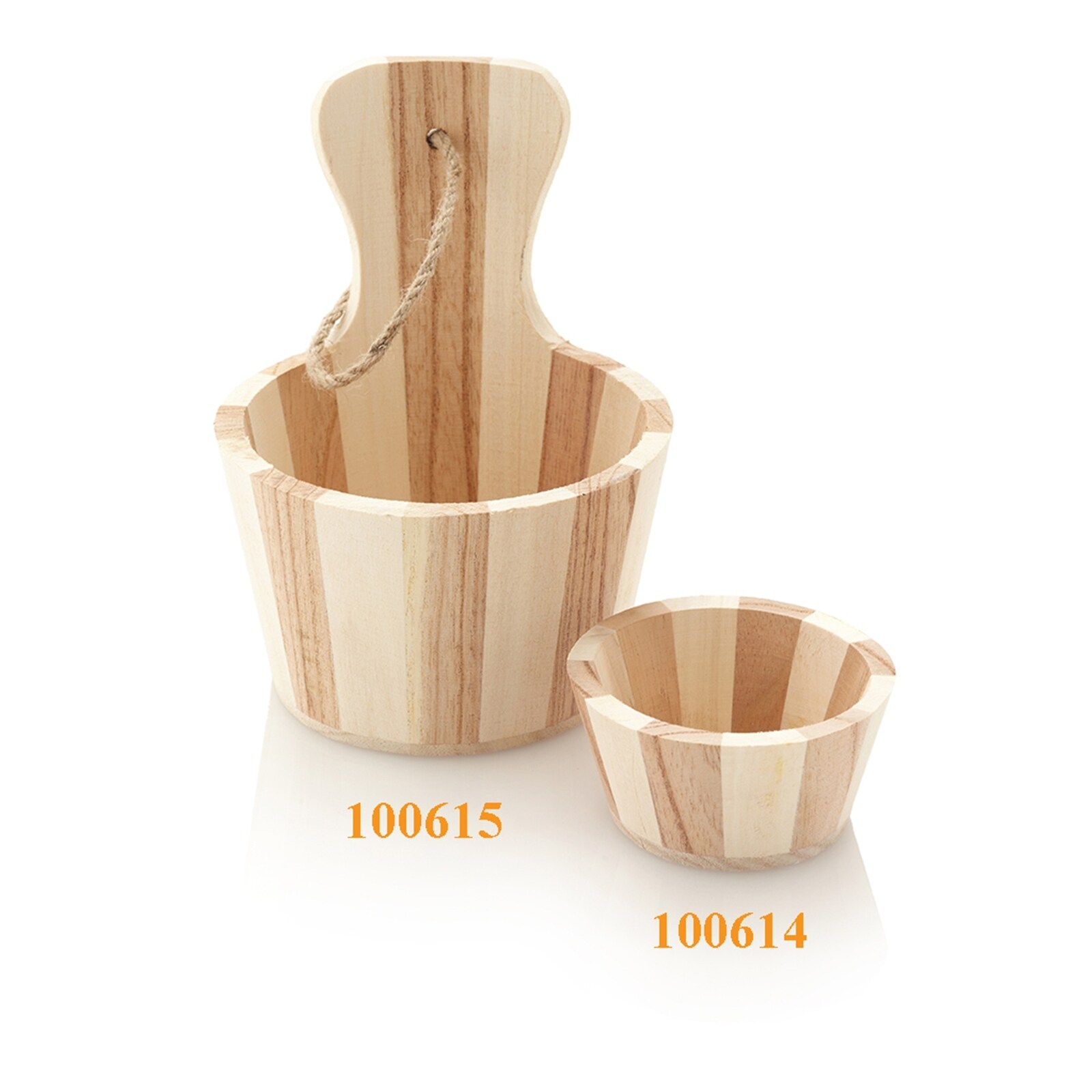 HTI-Living Seifenschale Holzschafferl Rund mit Griff Zweifarbig - Bild 1