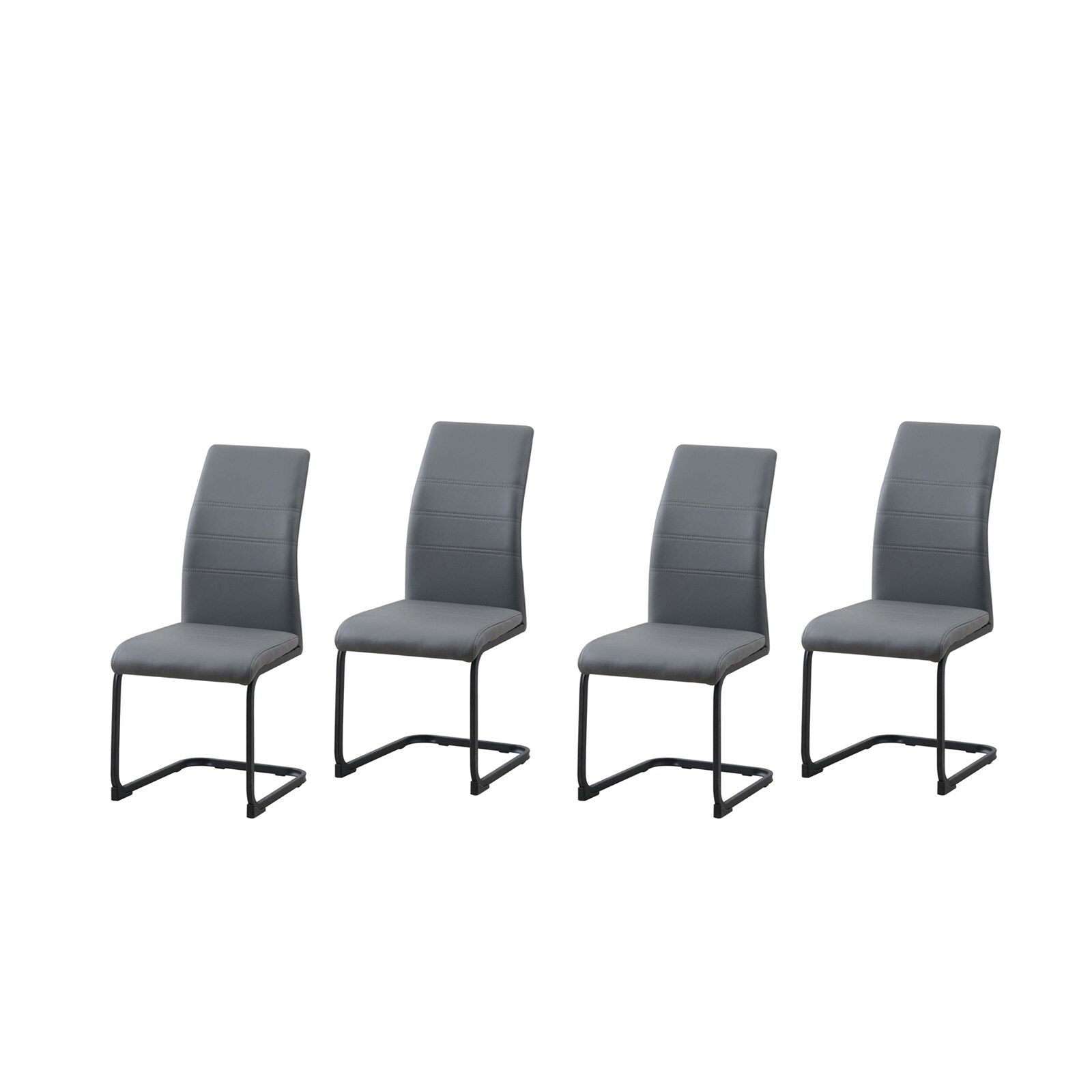 HTI-Living Schwingstuhl SallyP PU Grau - Bild 1