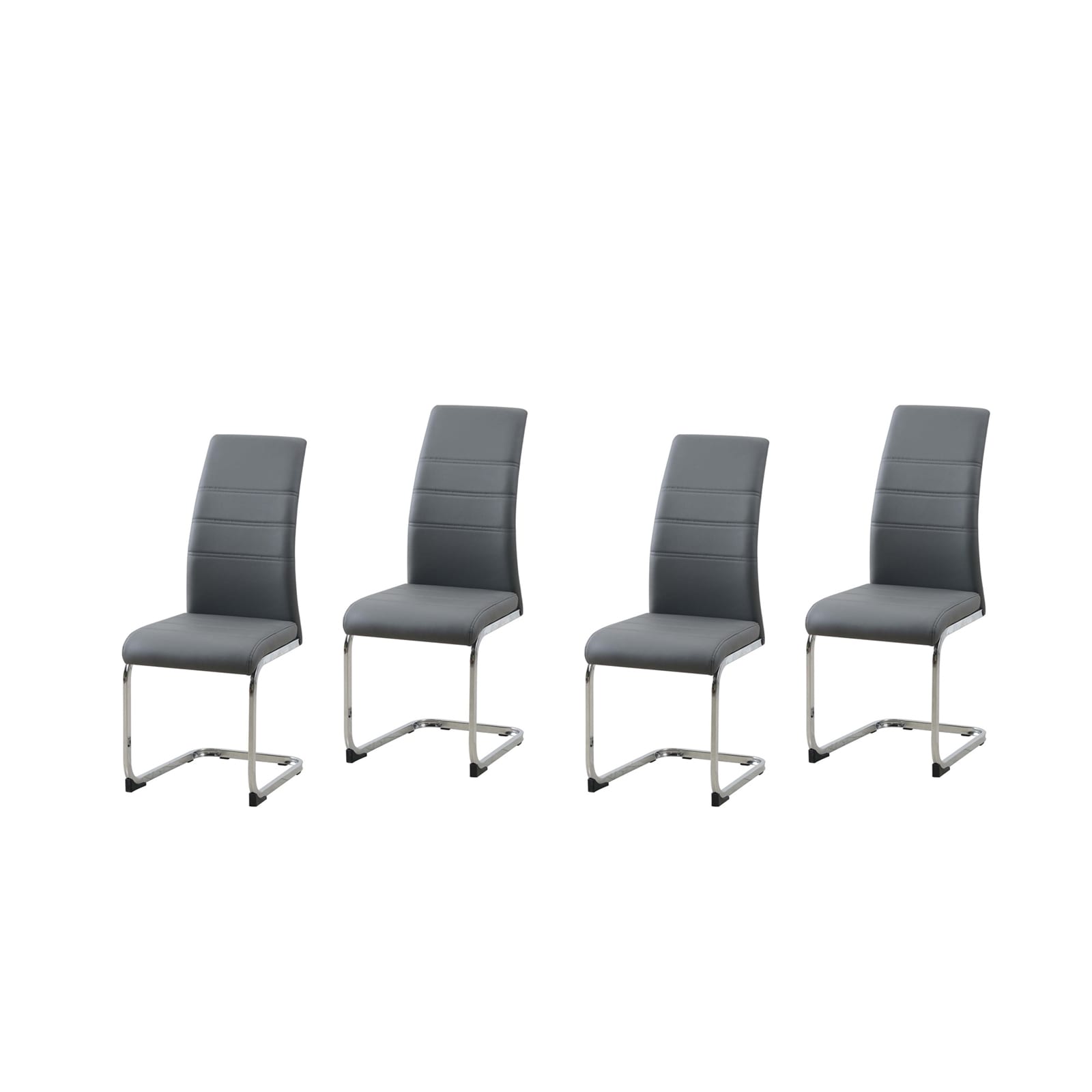 HTI-Living Schwingstuhl SallyC PU Grau - Bild 1