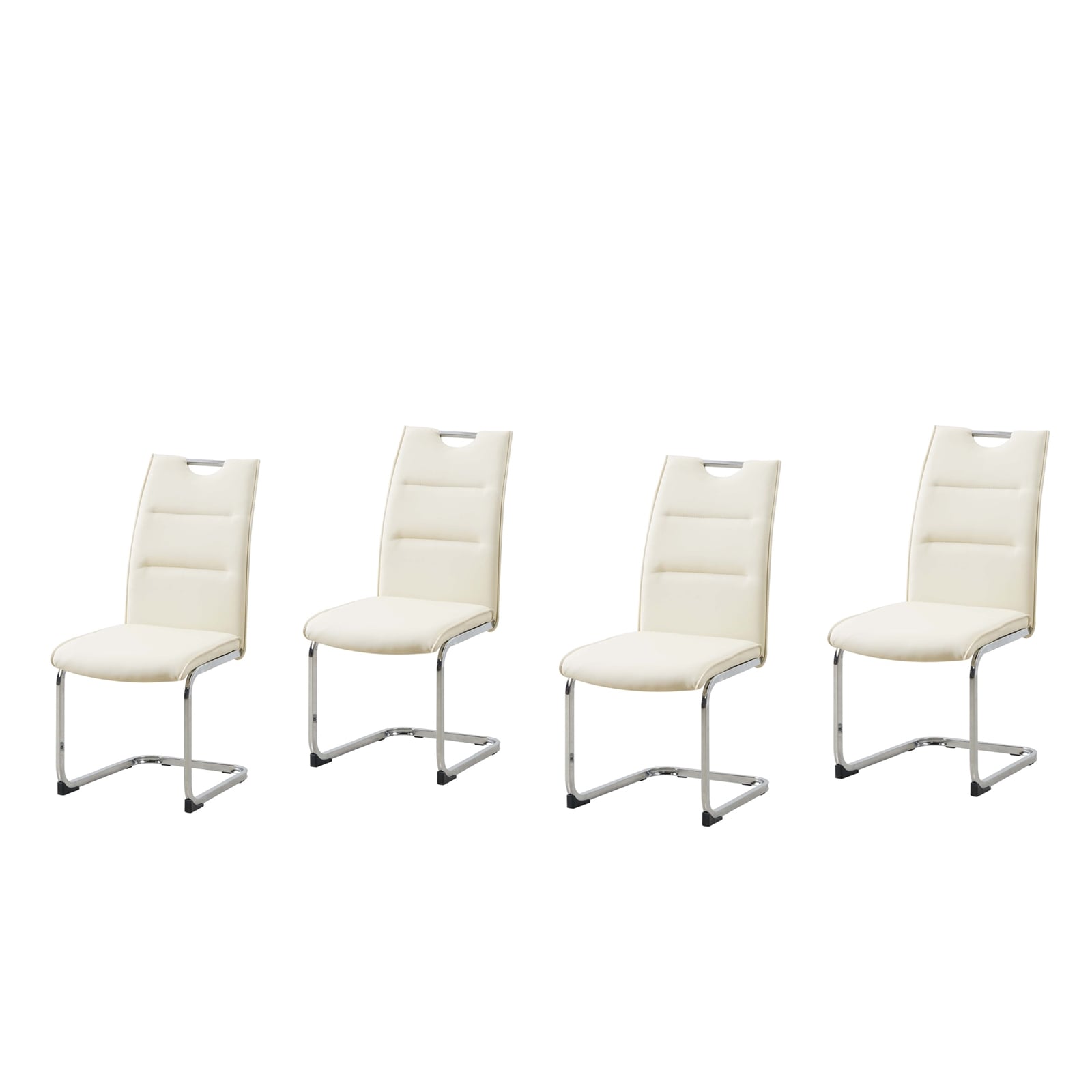 HTI-Living Schwingstuhl DannyC PU Creme - Bild 1