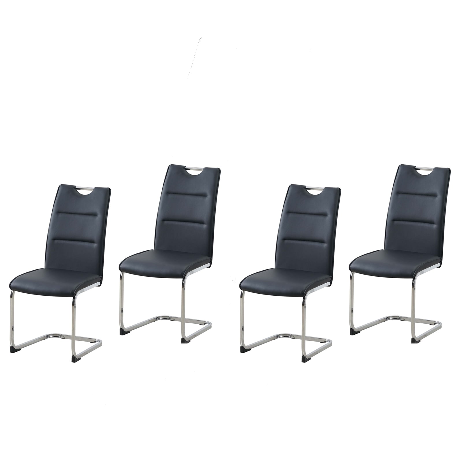 HTI-Living Schwingstuhl DannyC PU Schwarz - Bild 1