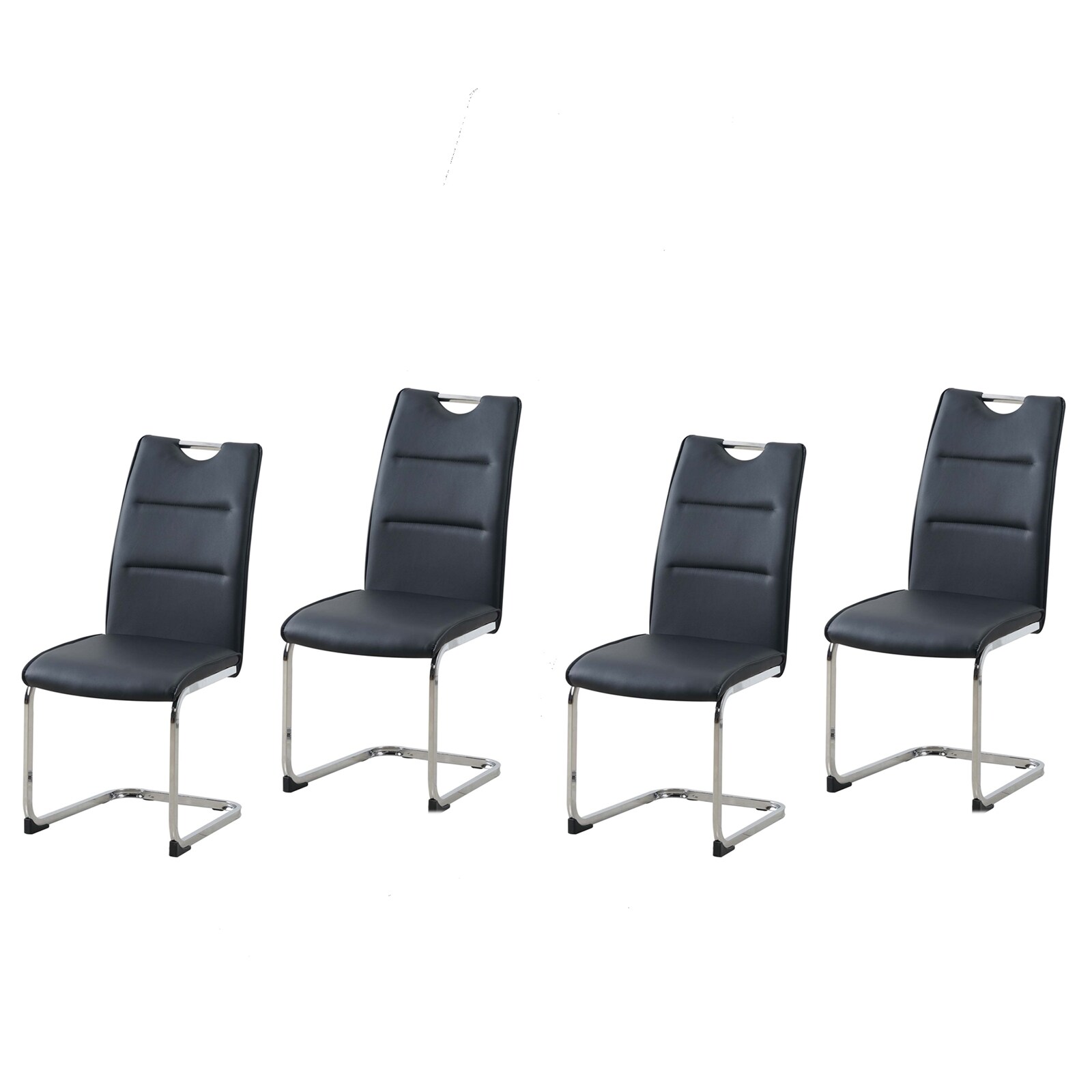 HTI-Living Schwingstuhl DannyC PU Schwarz