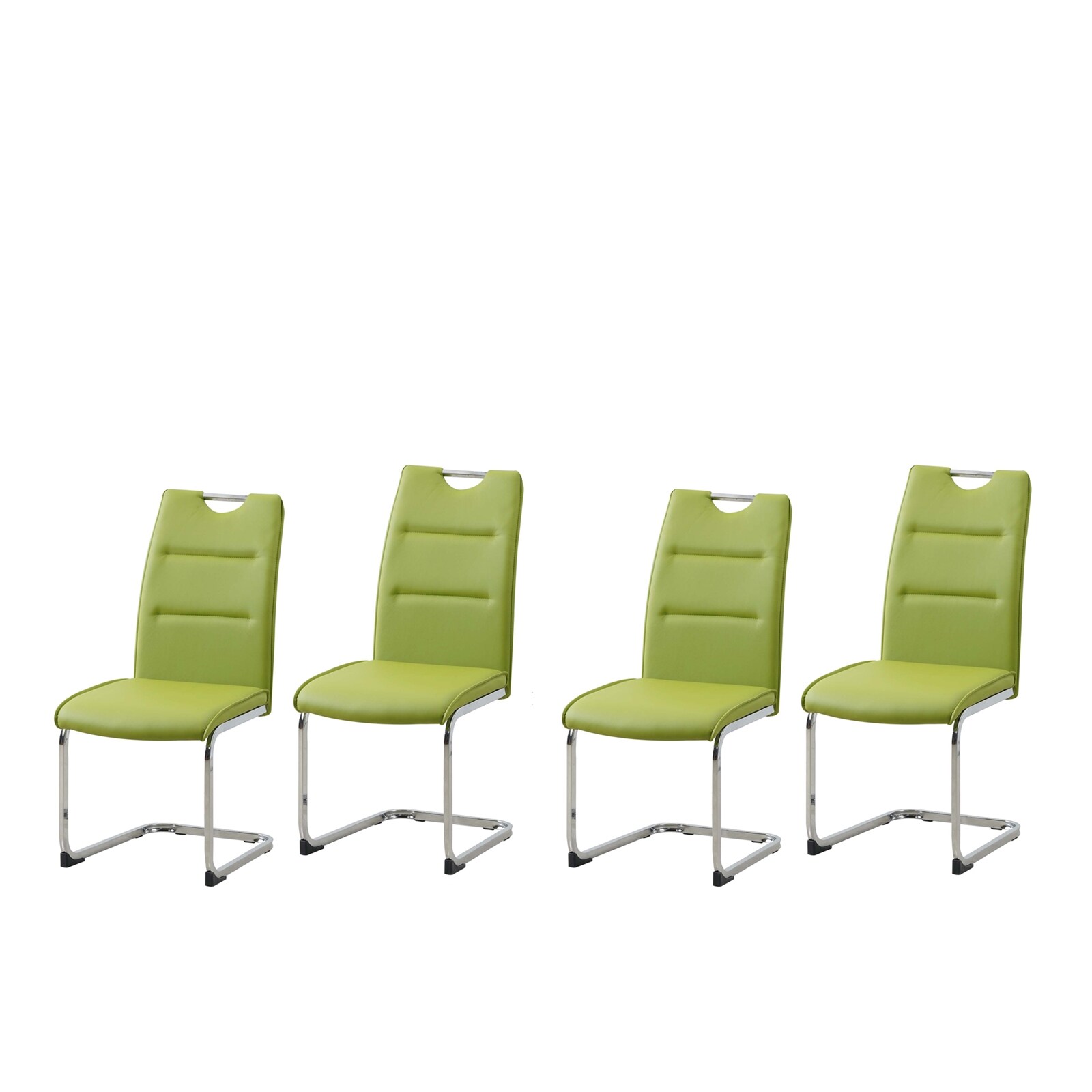 HTI-Living Schwingstuhl DannyC PU Gr&uuml;n - Bild 1