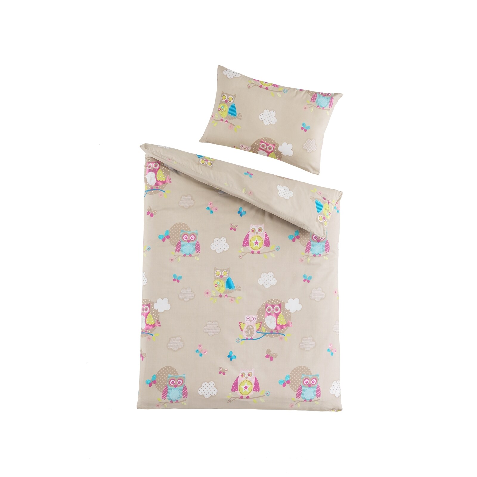 HTI-Living Baby Bettw&auml;sche 40x60 100x135 Baumwolle - Bild 1