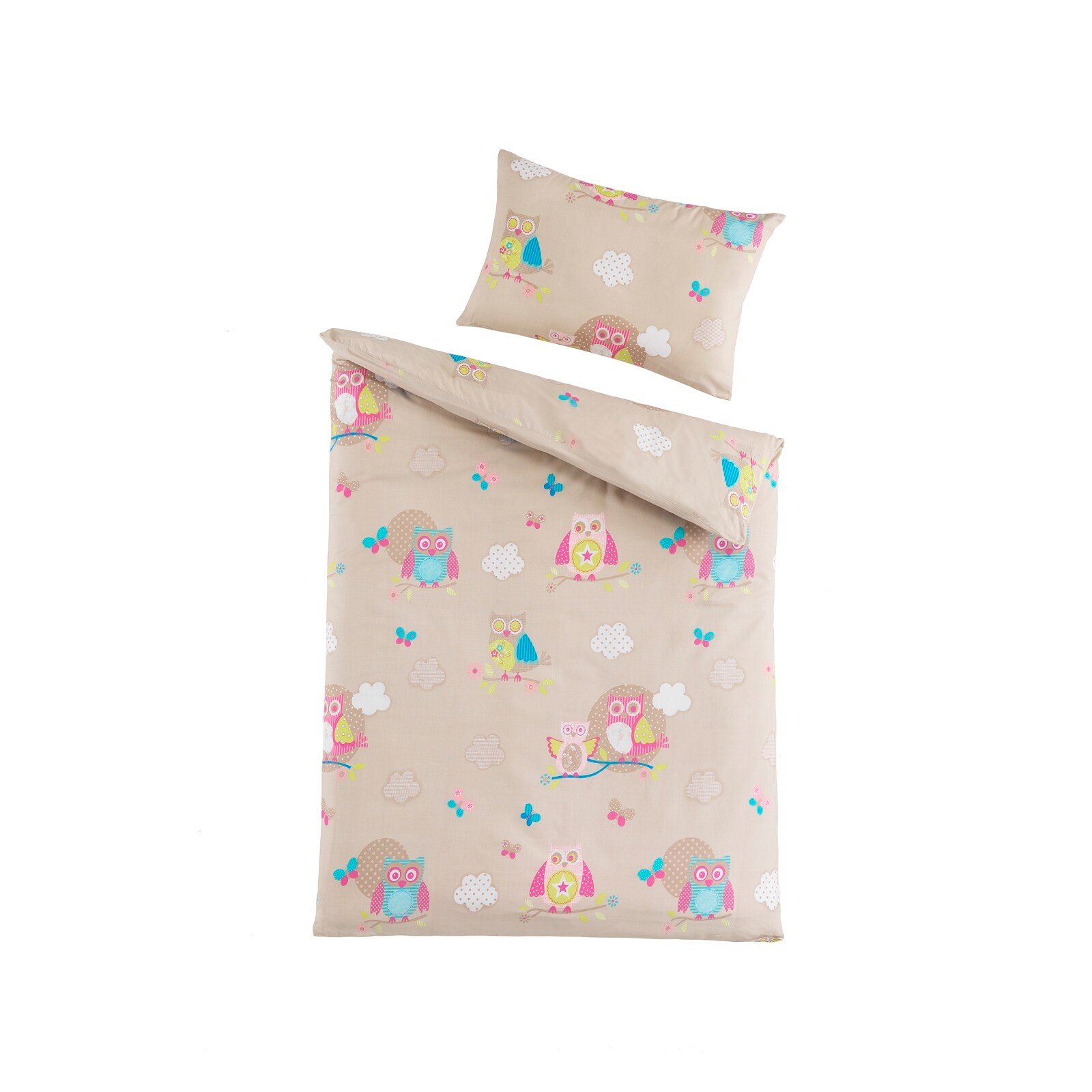 HTI-Living Baby Bettw&auml;sche 40x60 100x135 Baumwolle - Bild 1