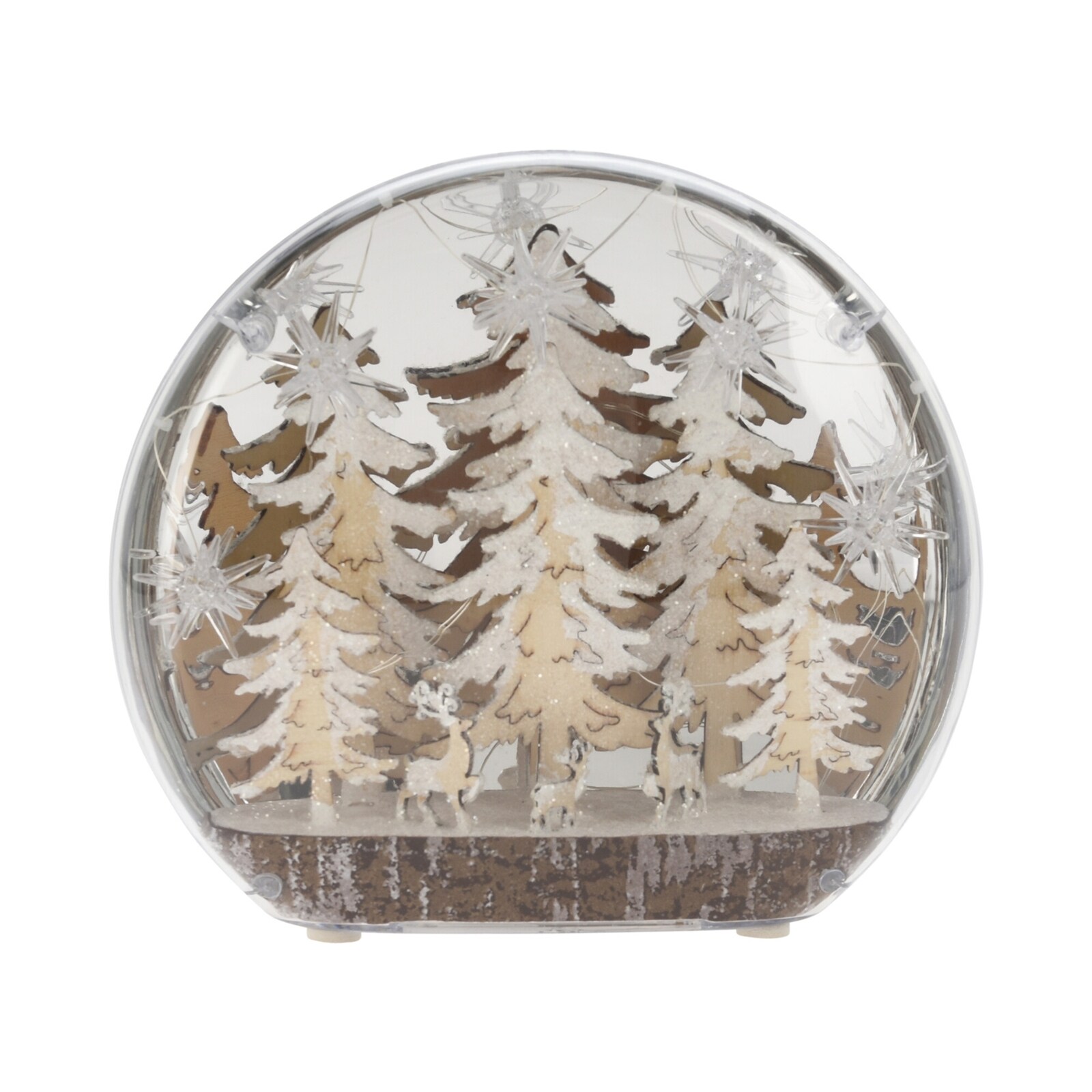 HTI-Living Weihnachtsdeko Kuppel, LED Wald - Bild 1