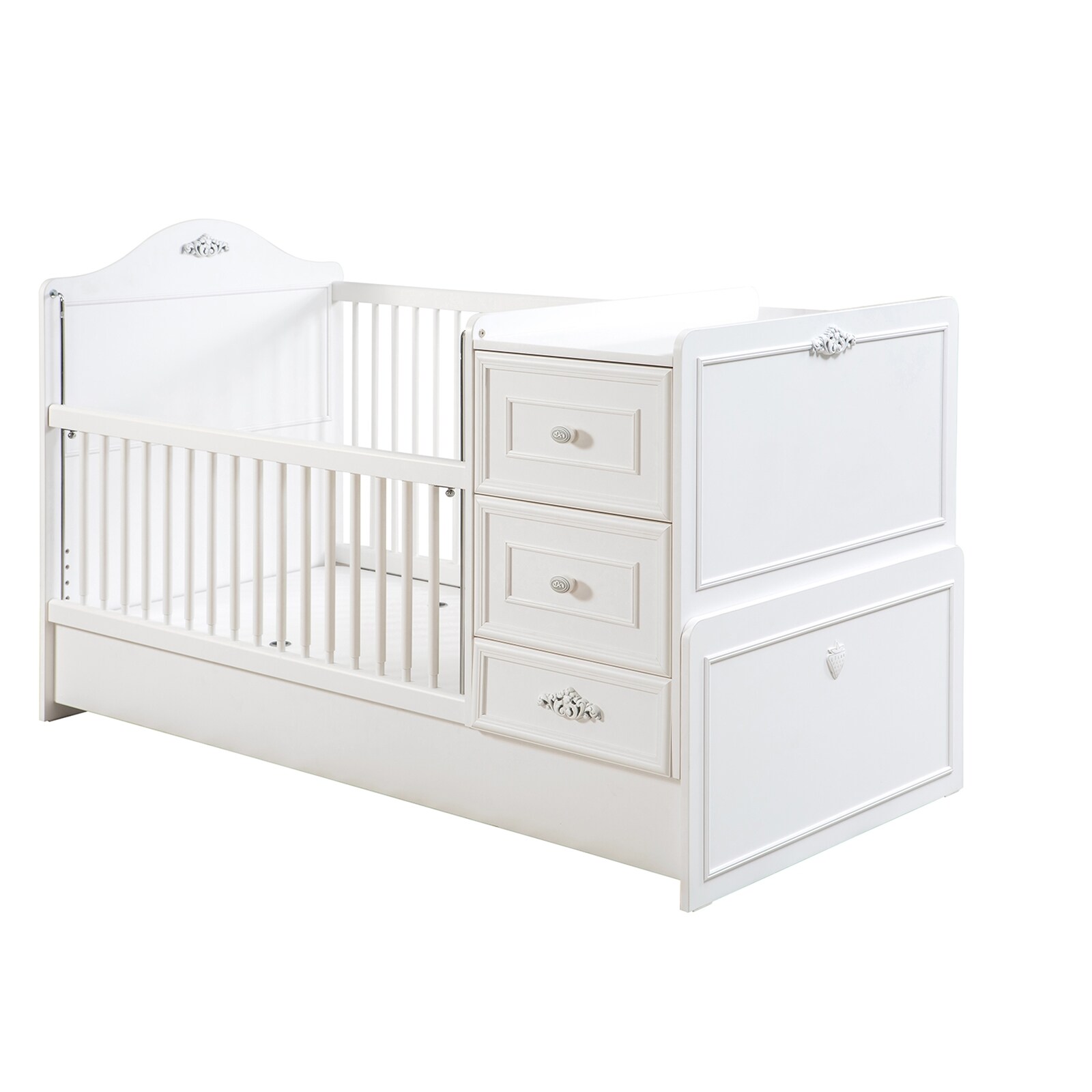 HTI-Living Babybett Romantik inklusive Matratze - Bild 1