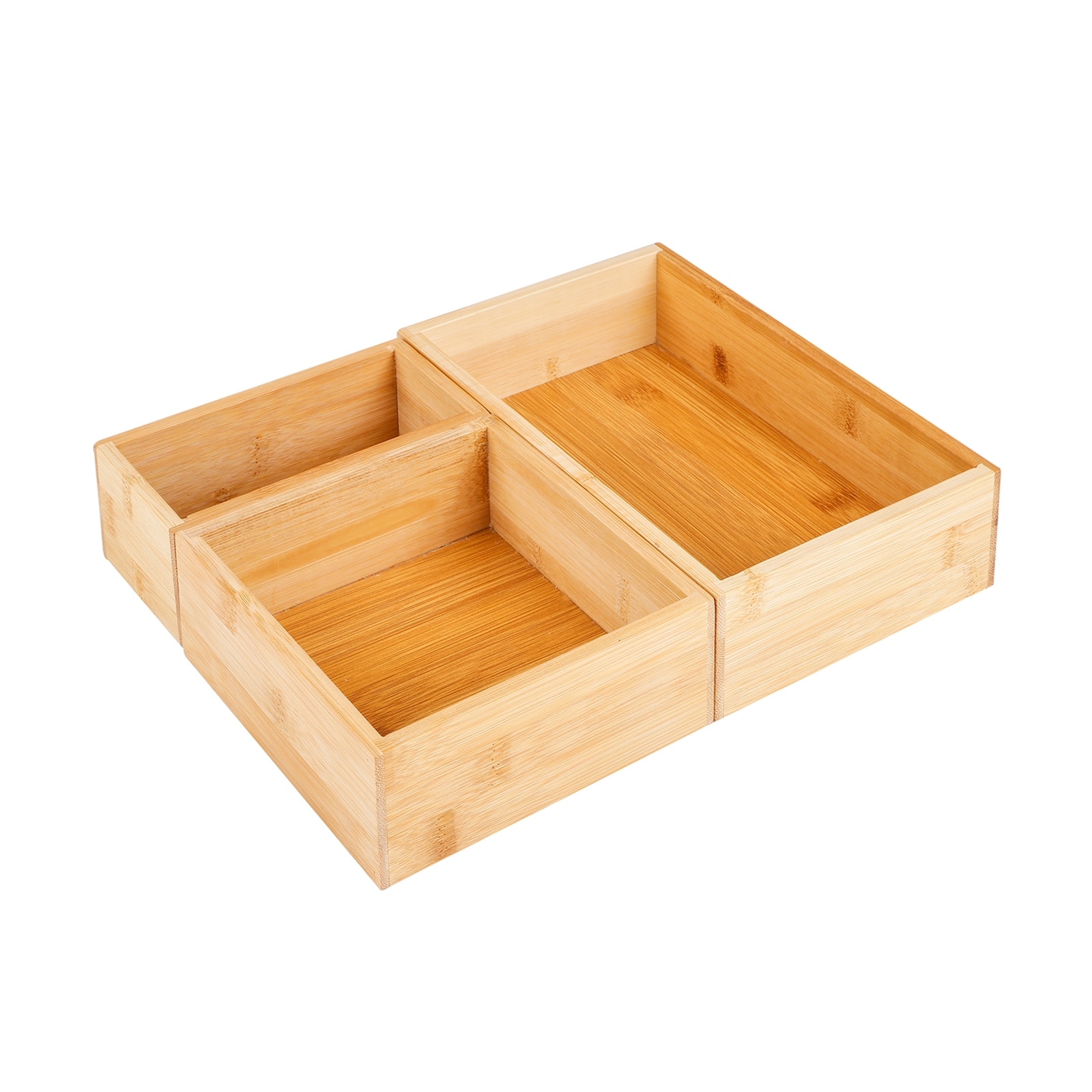HTI-Living Aufbewahrungsboxen 3er Set 3 verschiedenen Gr&ouml;&szlig;en - Bild 1