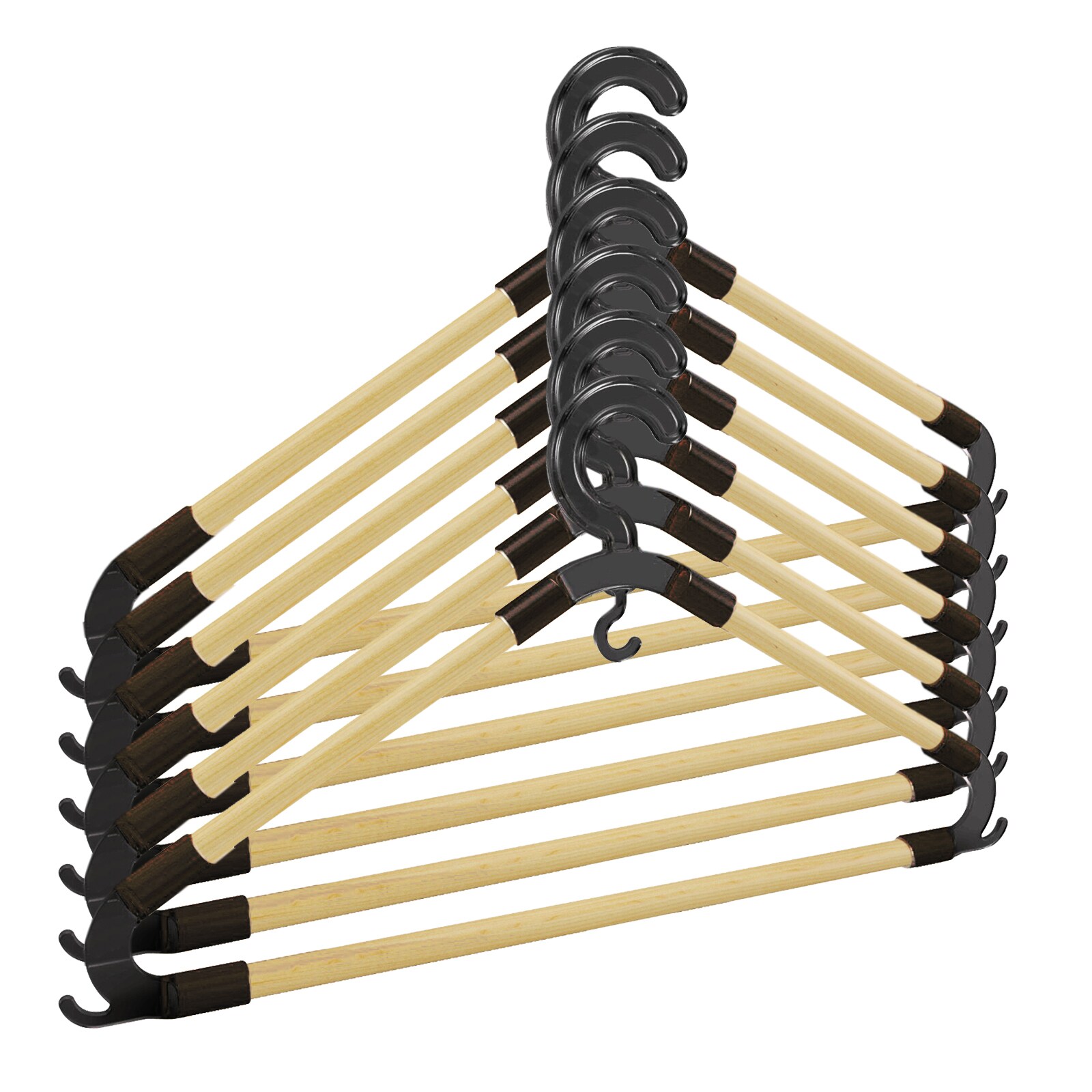 HTI-Living Kleiderb&uuml;gel 6er Set Holz/Kunststoff - Bild 1