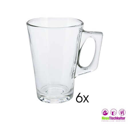 6x Glas - Untersetzer
