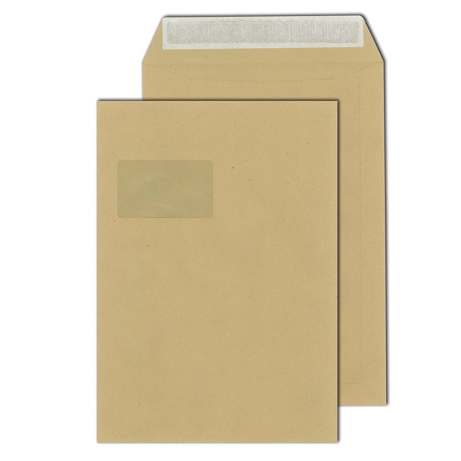 HTI-Living Versandtasche mit Fenster 250 St., haftklebend DIN C4 - Bild 1