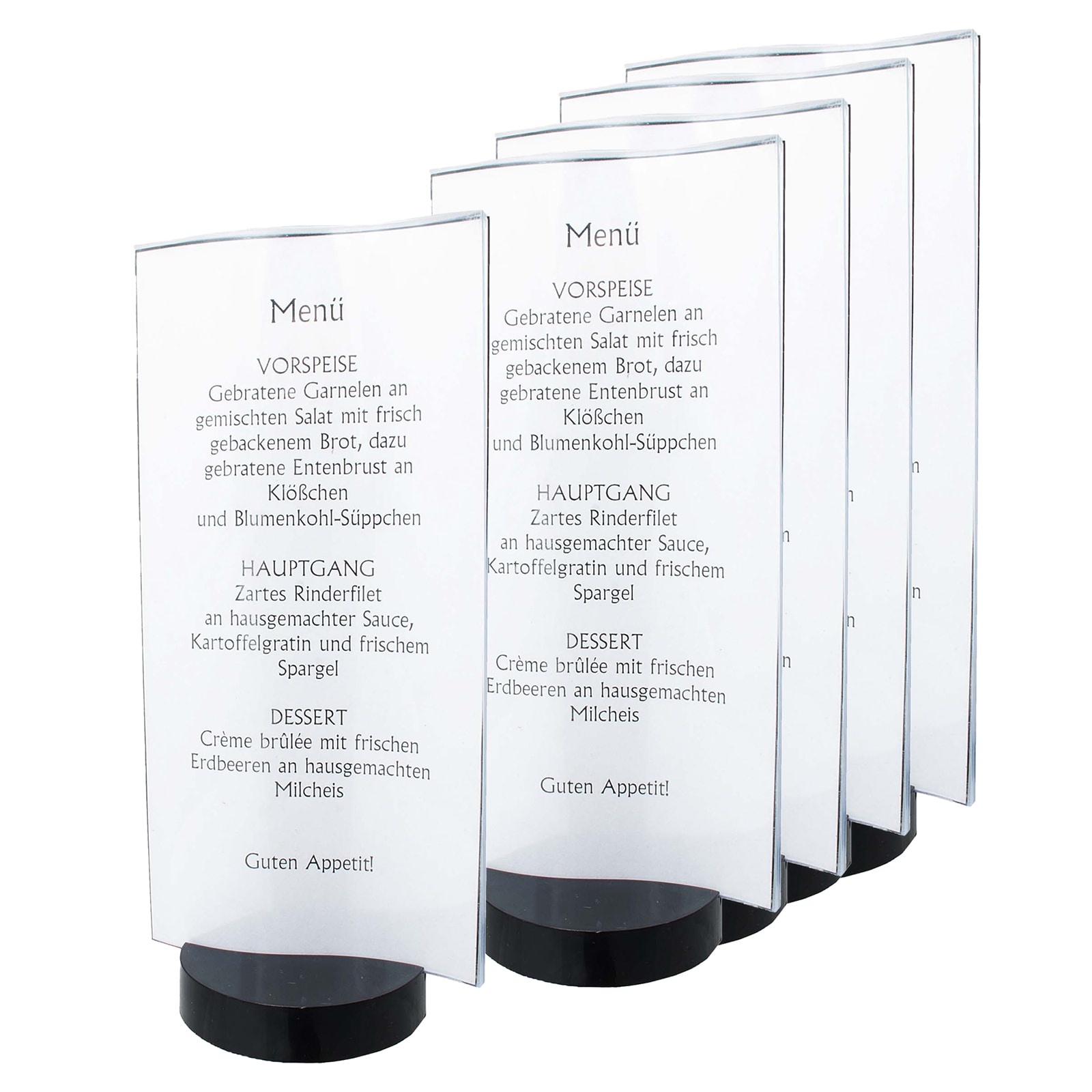 HTI-Living Tischaufsteller, 5er Set Men&uuml; - Bild 1