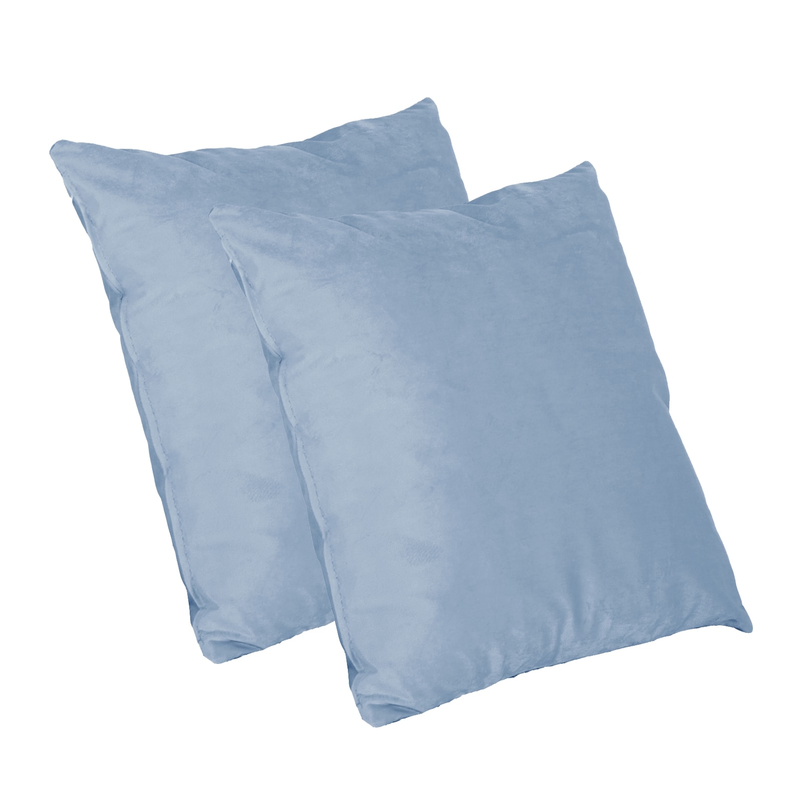 HTI-Living Kissen Nathalie Unifarben 2er-Set Blau - Bild 1