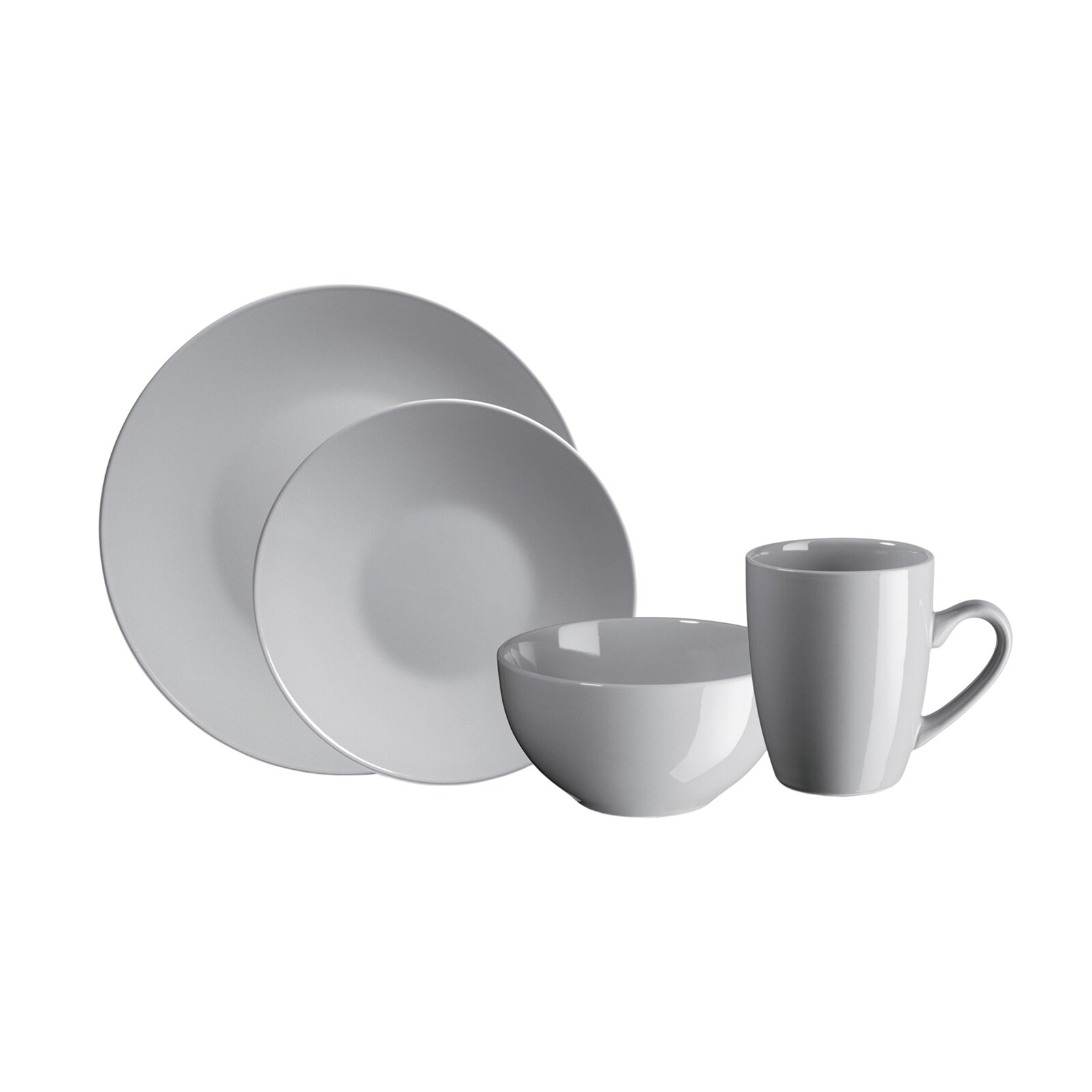 neuetischkultur Kombiservice 16-teilig Pastell Selection Grau - Bild 1