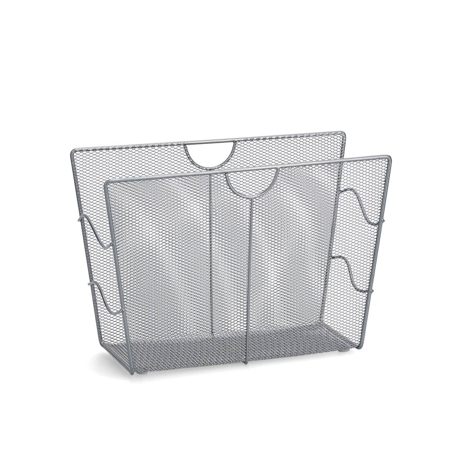 HTI-Living Zeitungsst&auml;nder grau Mesh - Bild 1