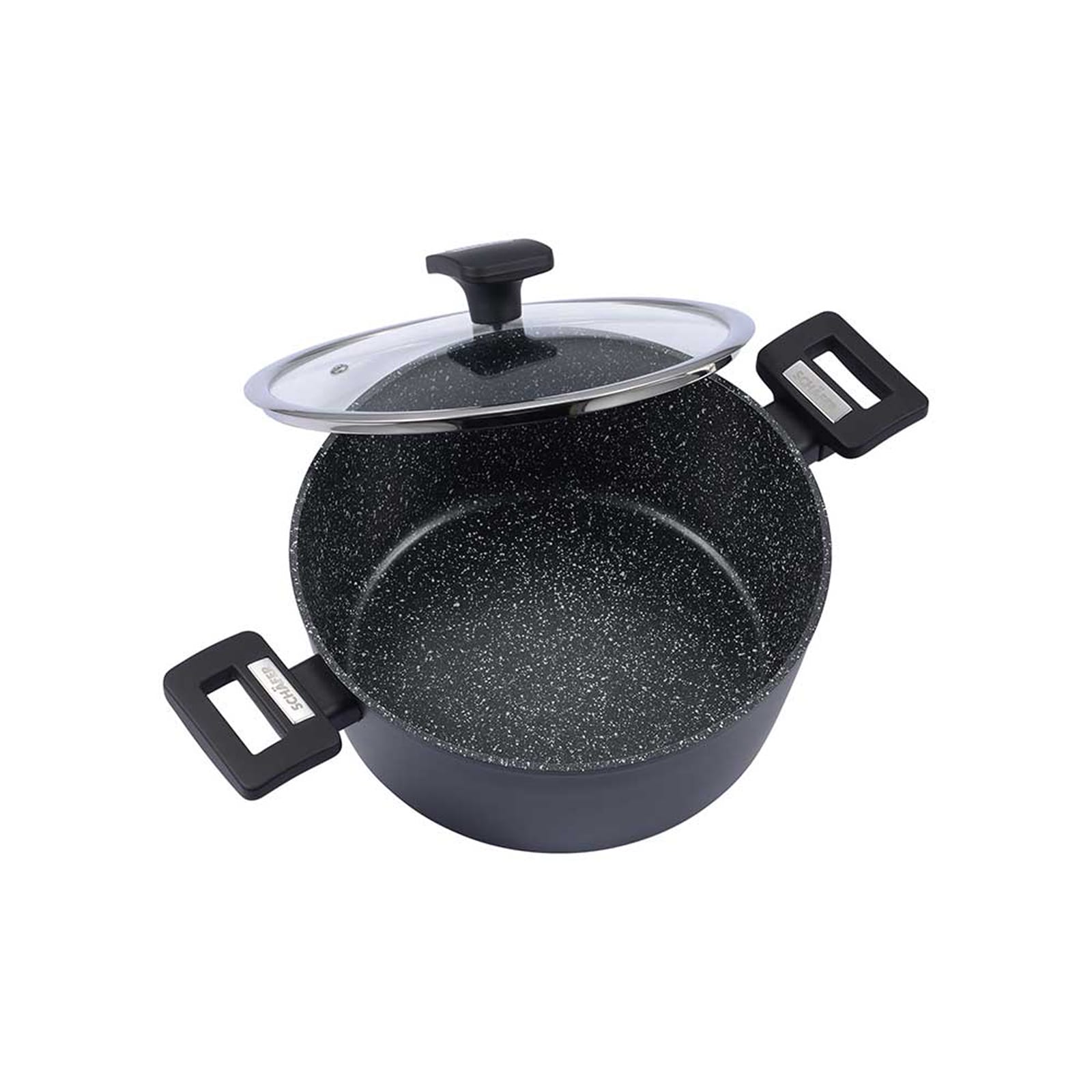 neuetischkultur Bratentopf mit Deckel Marble Black 20 cm - Bild 1