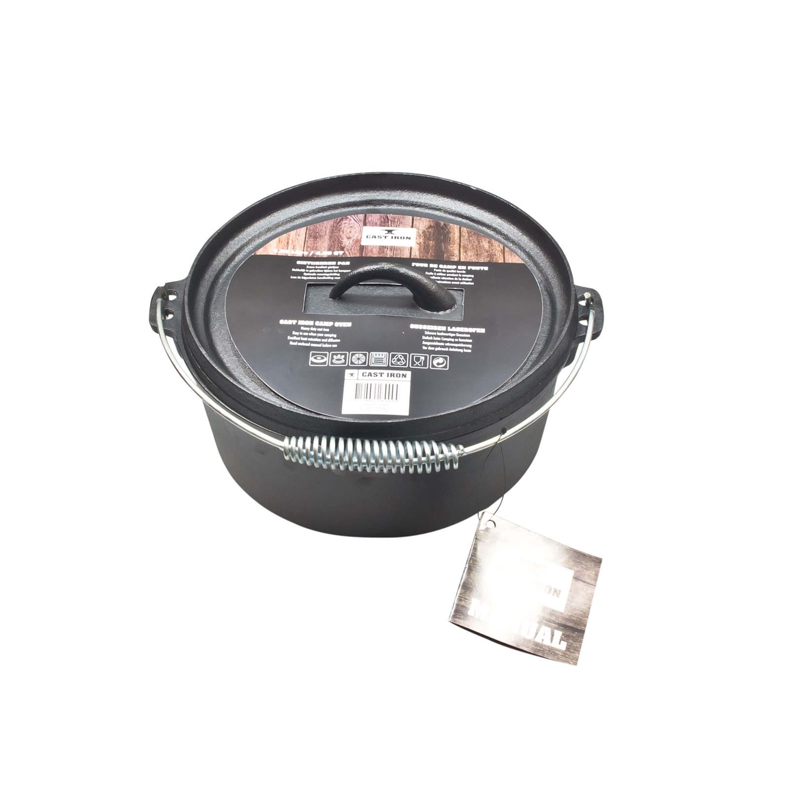 neuetischkultur Topf aus Gusseisen &Oslash; 25 cm mit Deckel - Bild 1